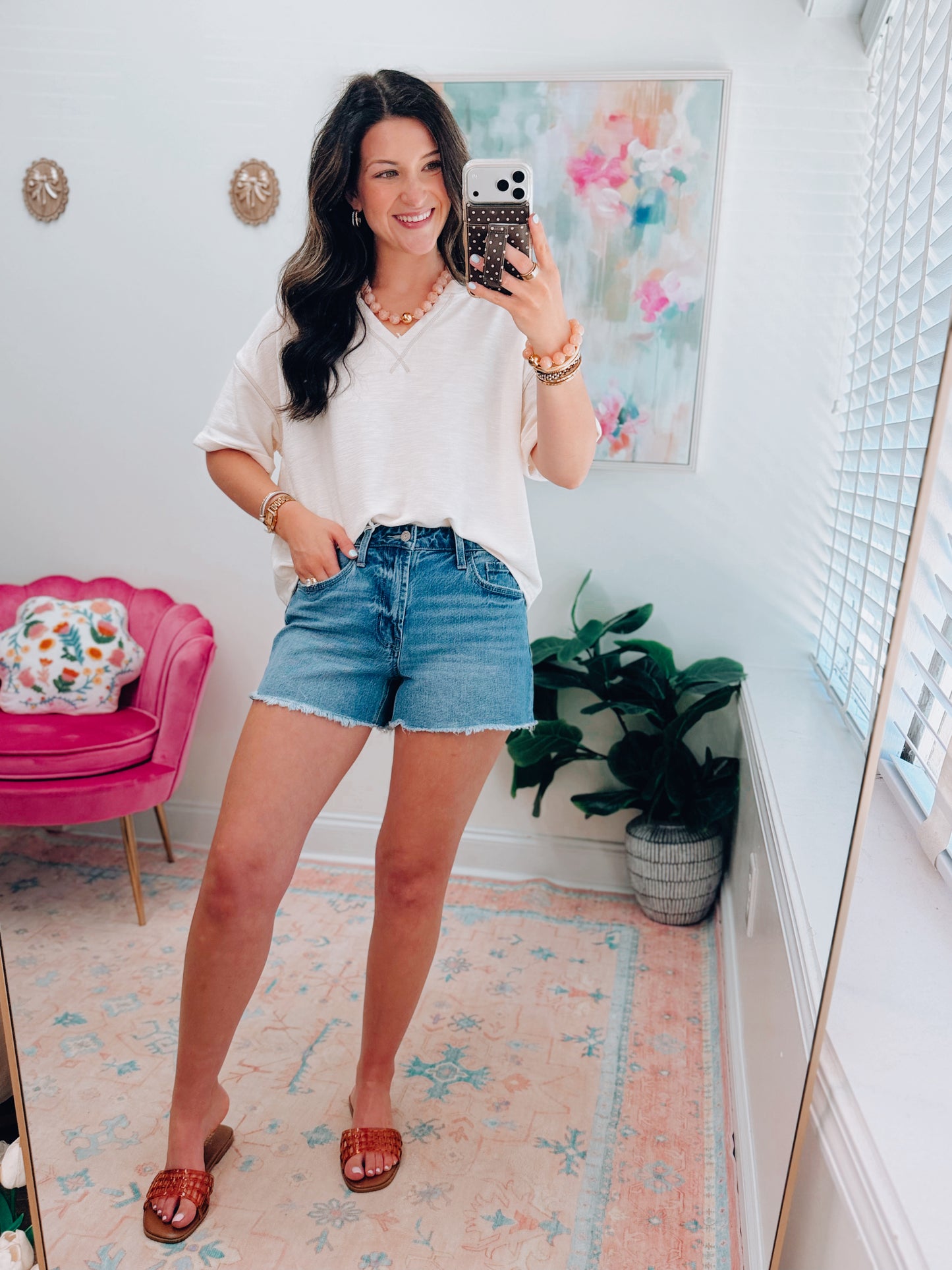 Amicably HR Denim Shorts