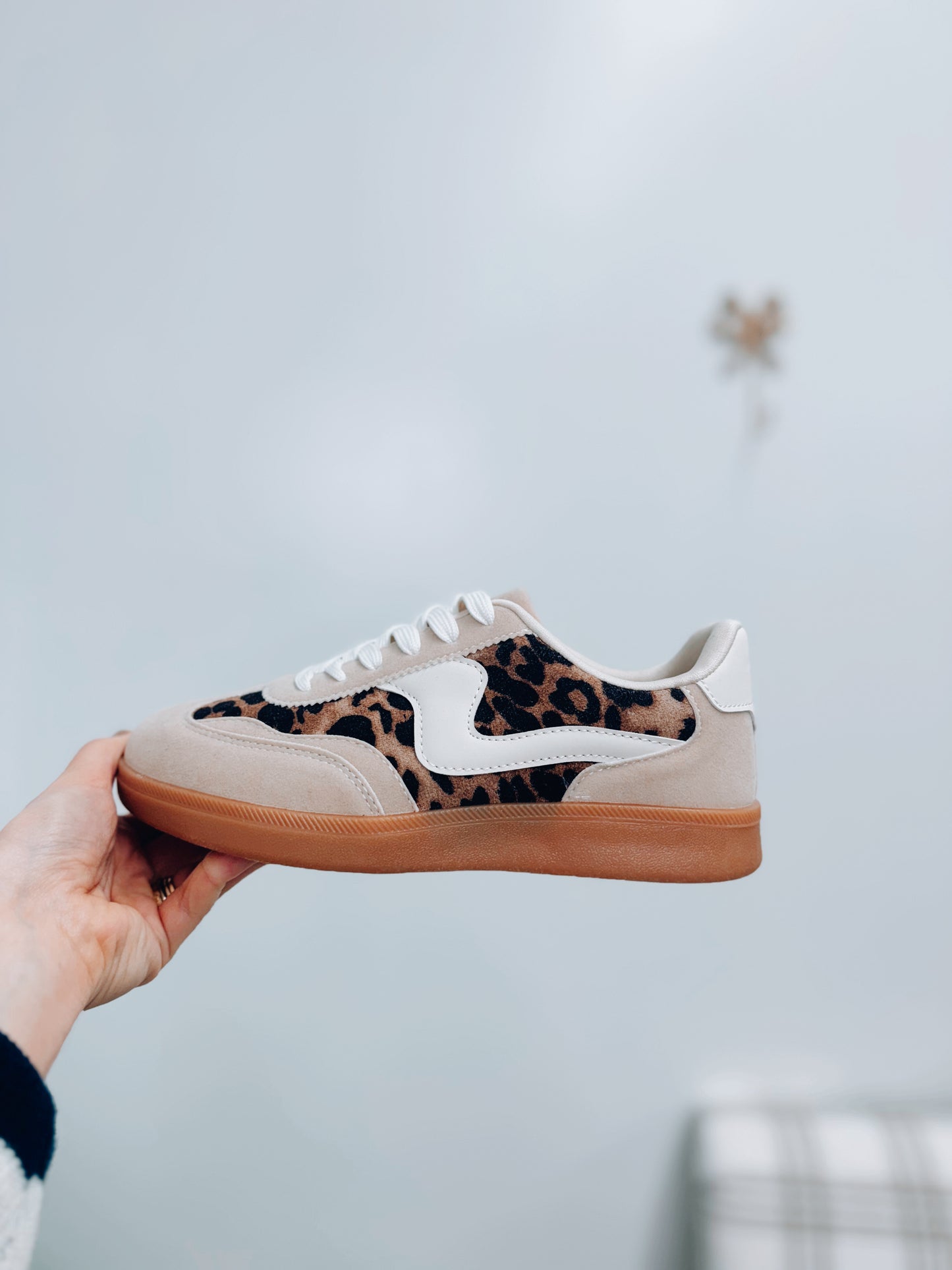 Lila Leopard Sneakers