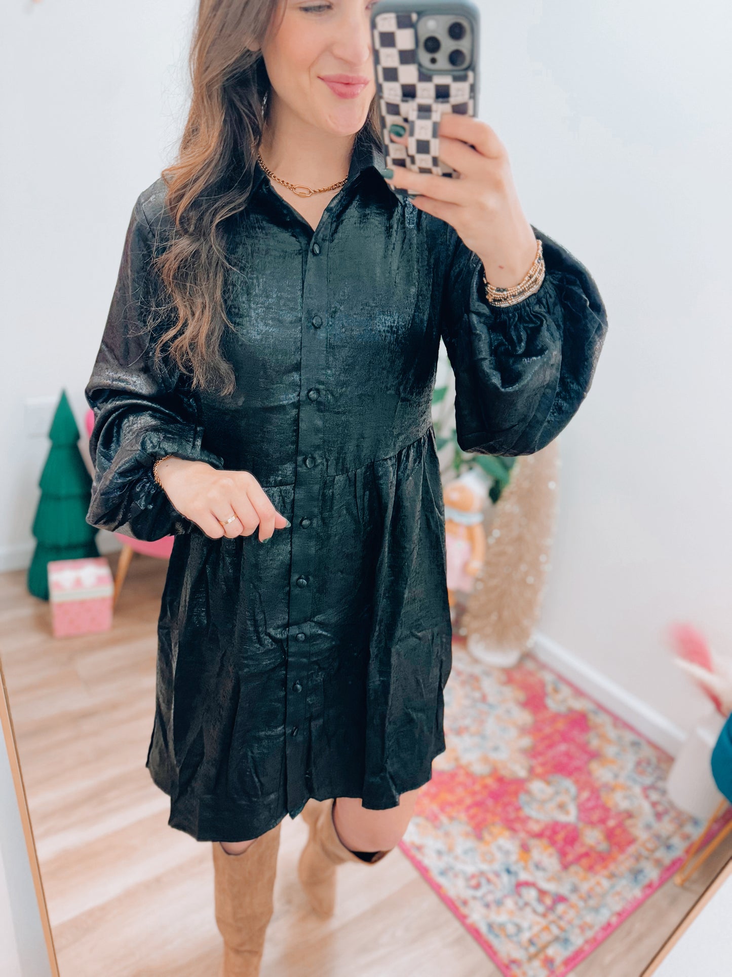 Midnight Shimmer Dress