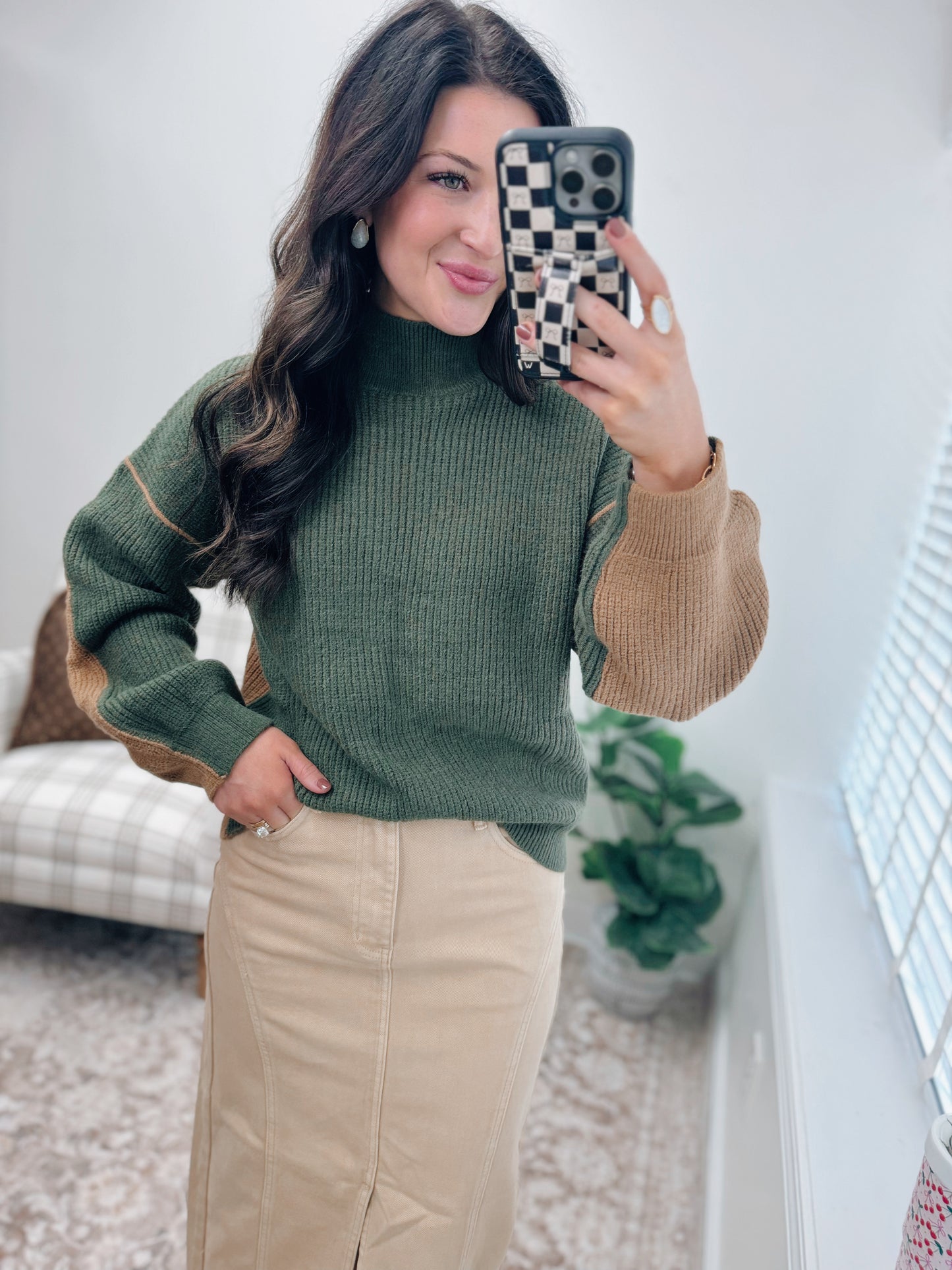 Oak & Amber Colorblock Sweater