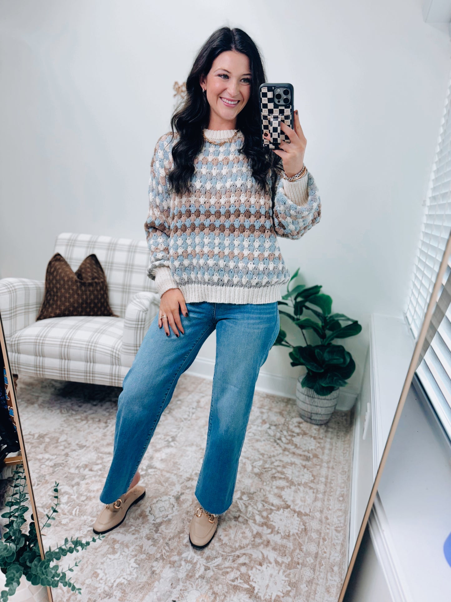 DOORBUSTER Multi Color Knit Sweater