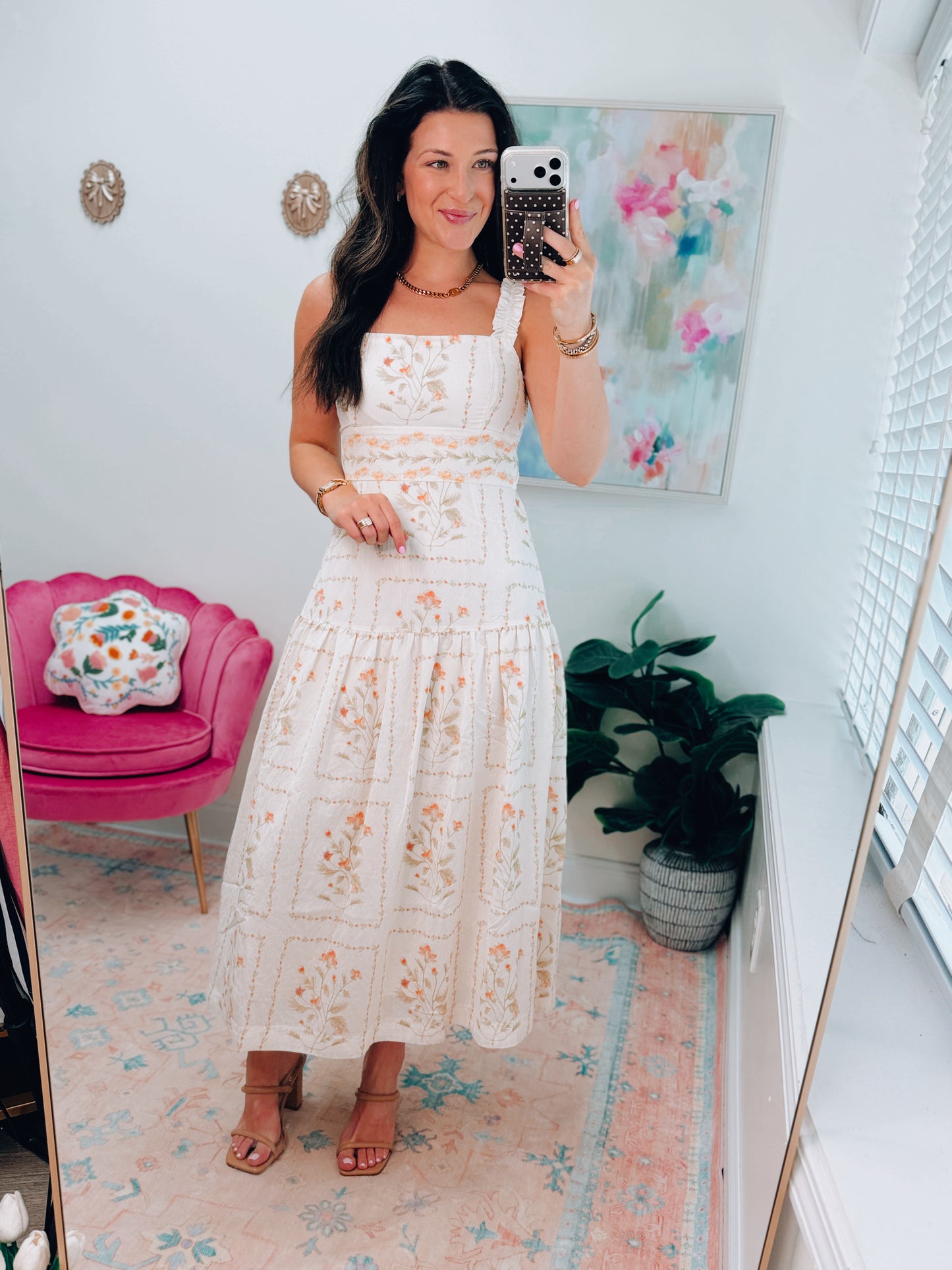 Bellamie Floral Midi Dress