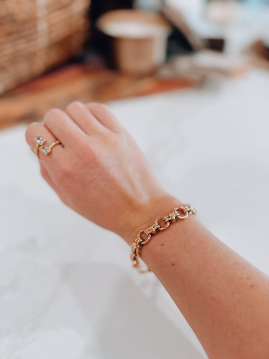 18k Gold Plated Maren Chain Bracelet