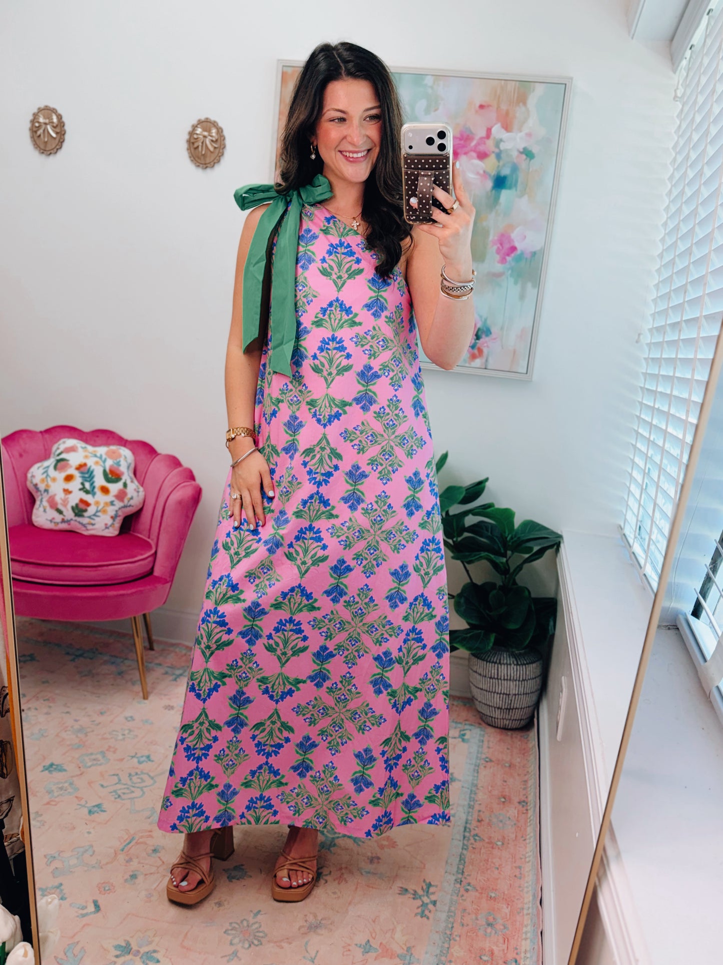 Kennedy Floral One Shoulder Maxi Dress