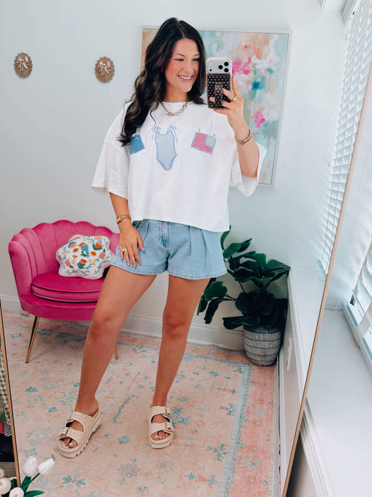 American Girl Patch Tee