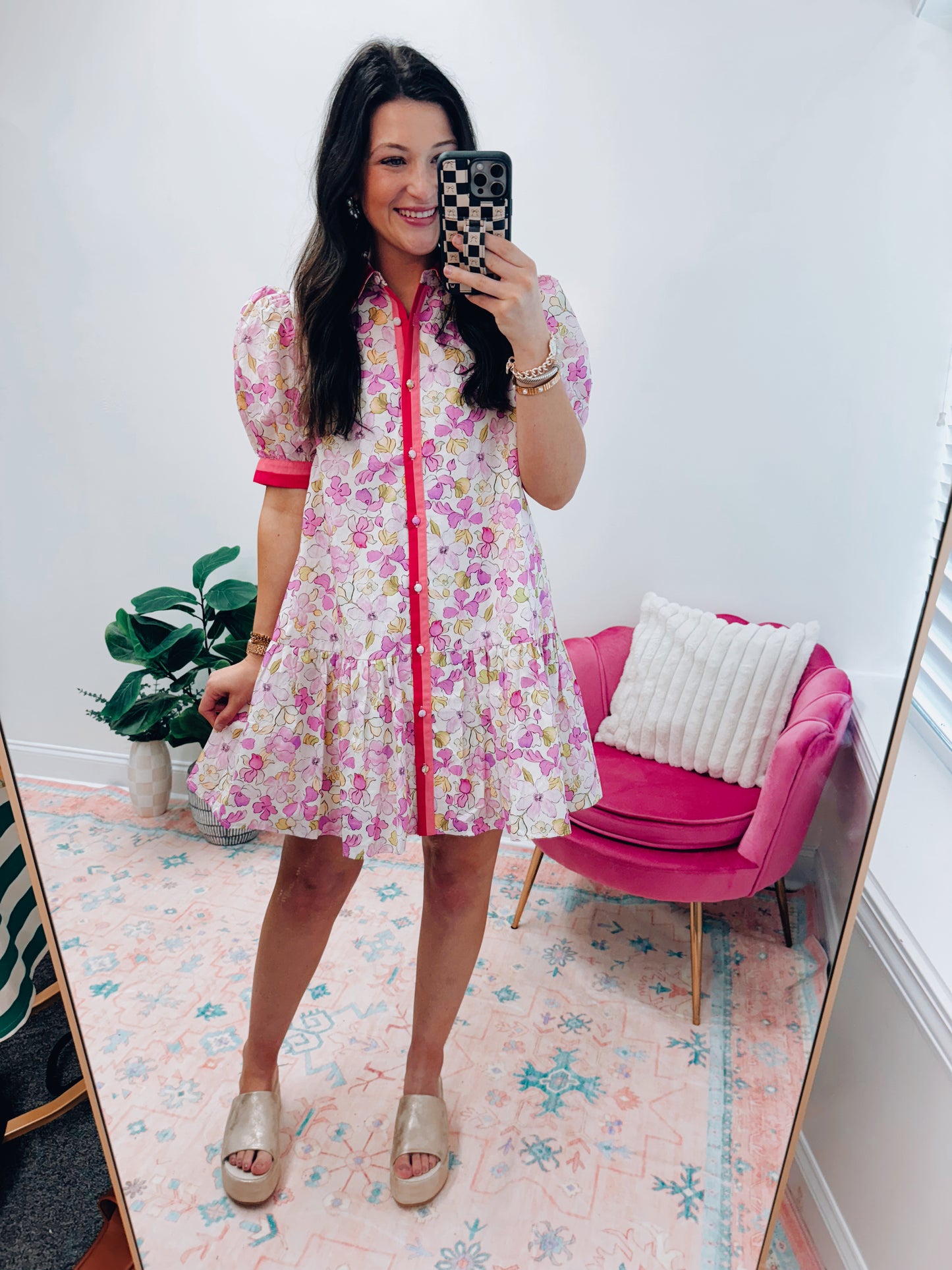 Blooming Lavender Mini Dress