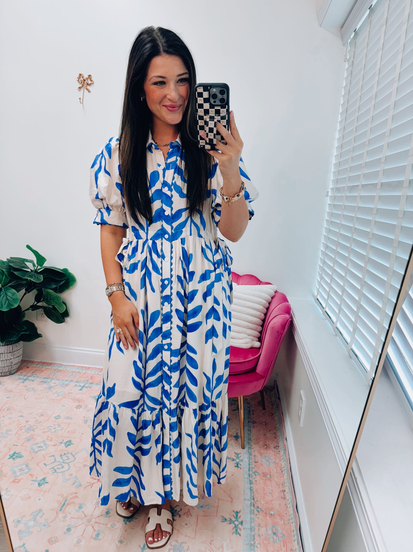Maddie Scallop Midi Dress