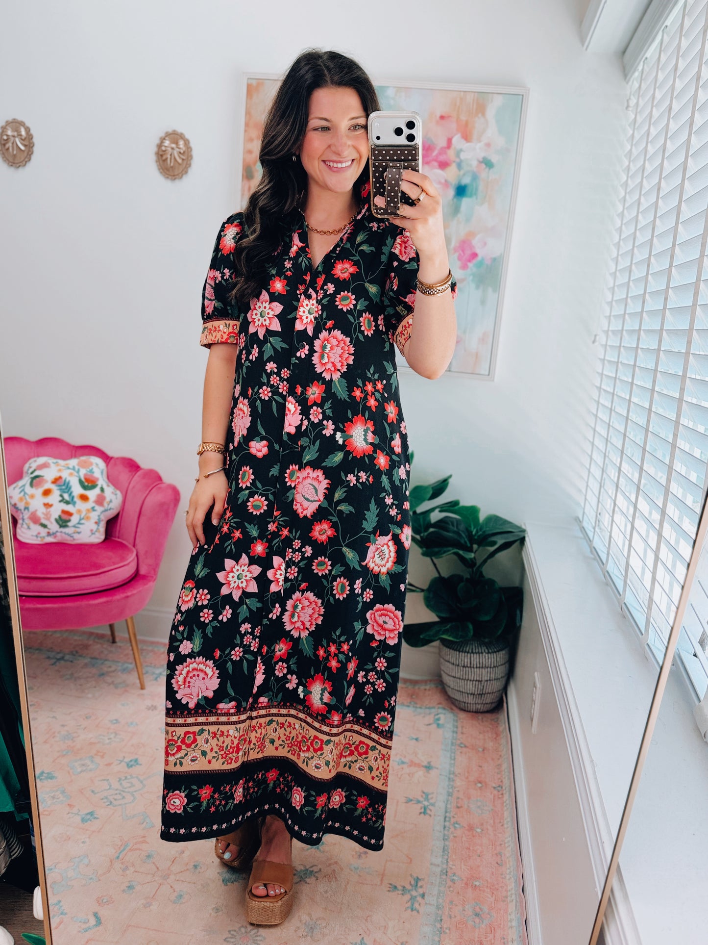 Cabana Black Mix Maxi Dress