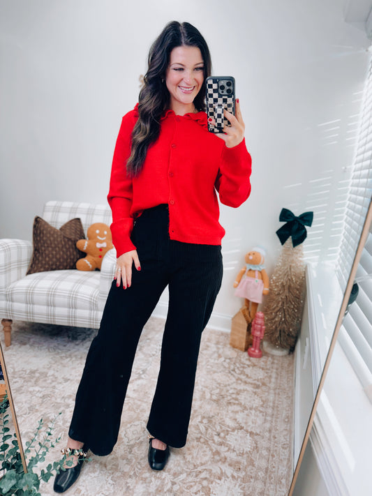 Front Pocket Corduroy Pants