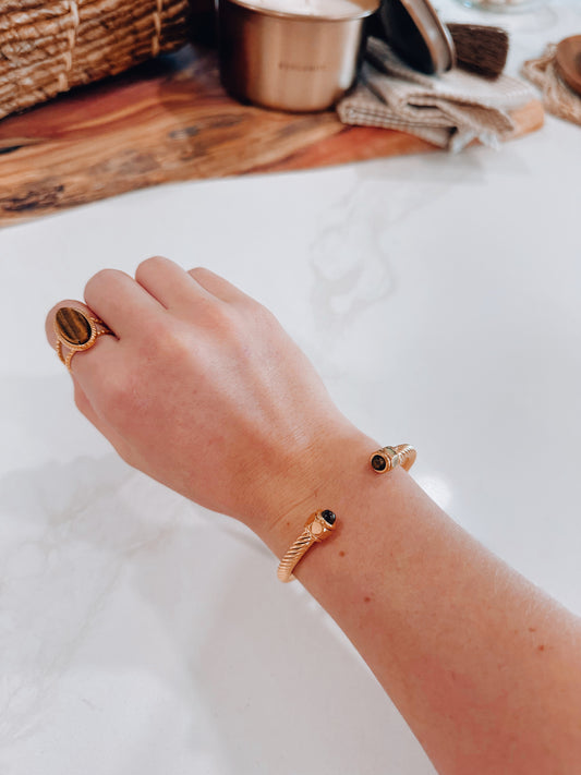 Willow Brown Stone Cuff