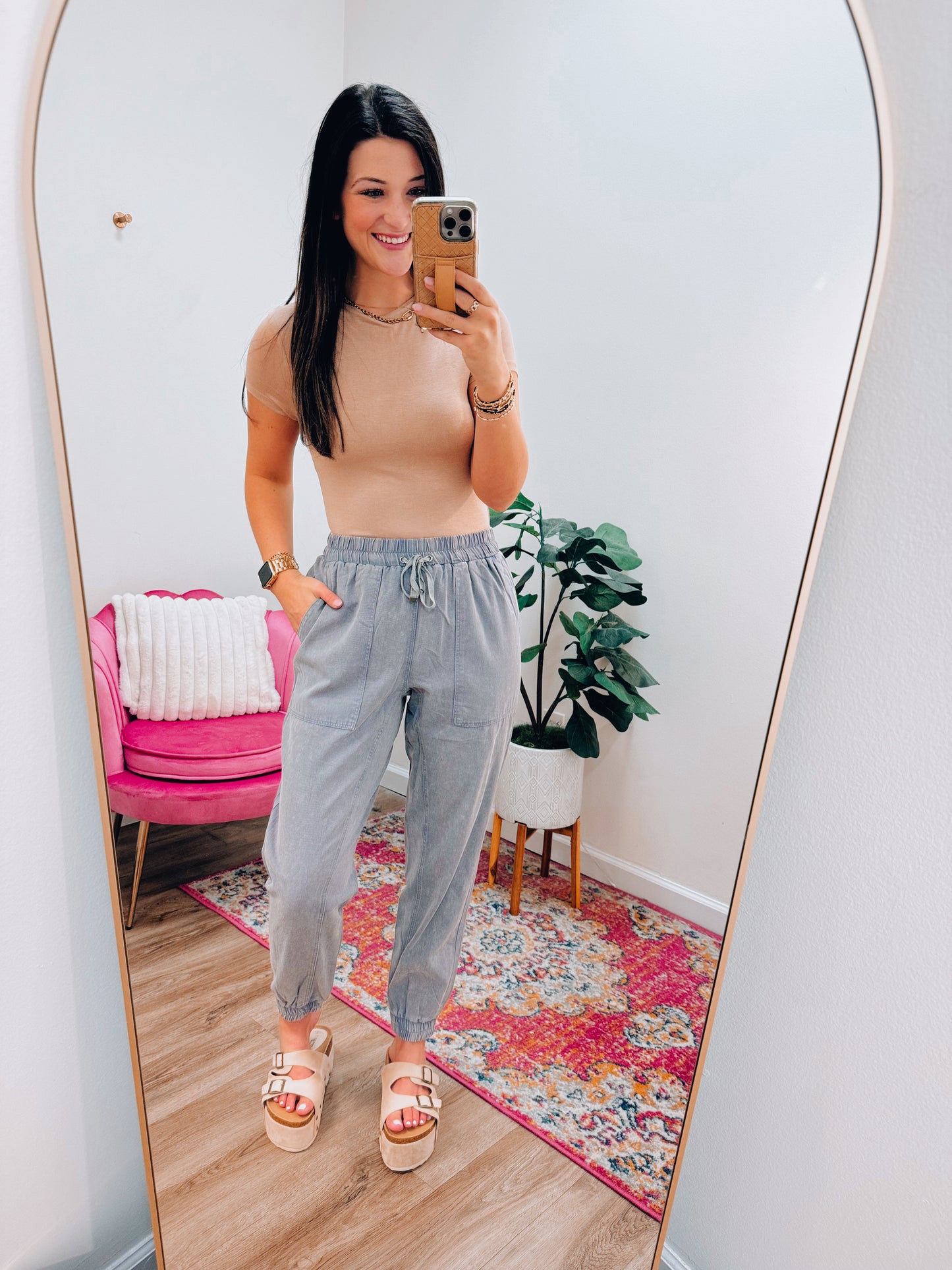 Erin Charcoal Joggers