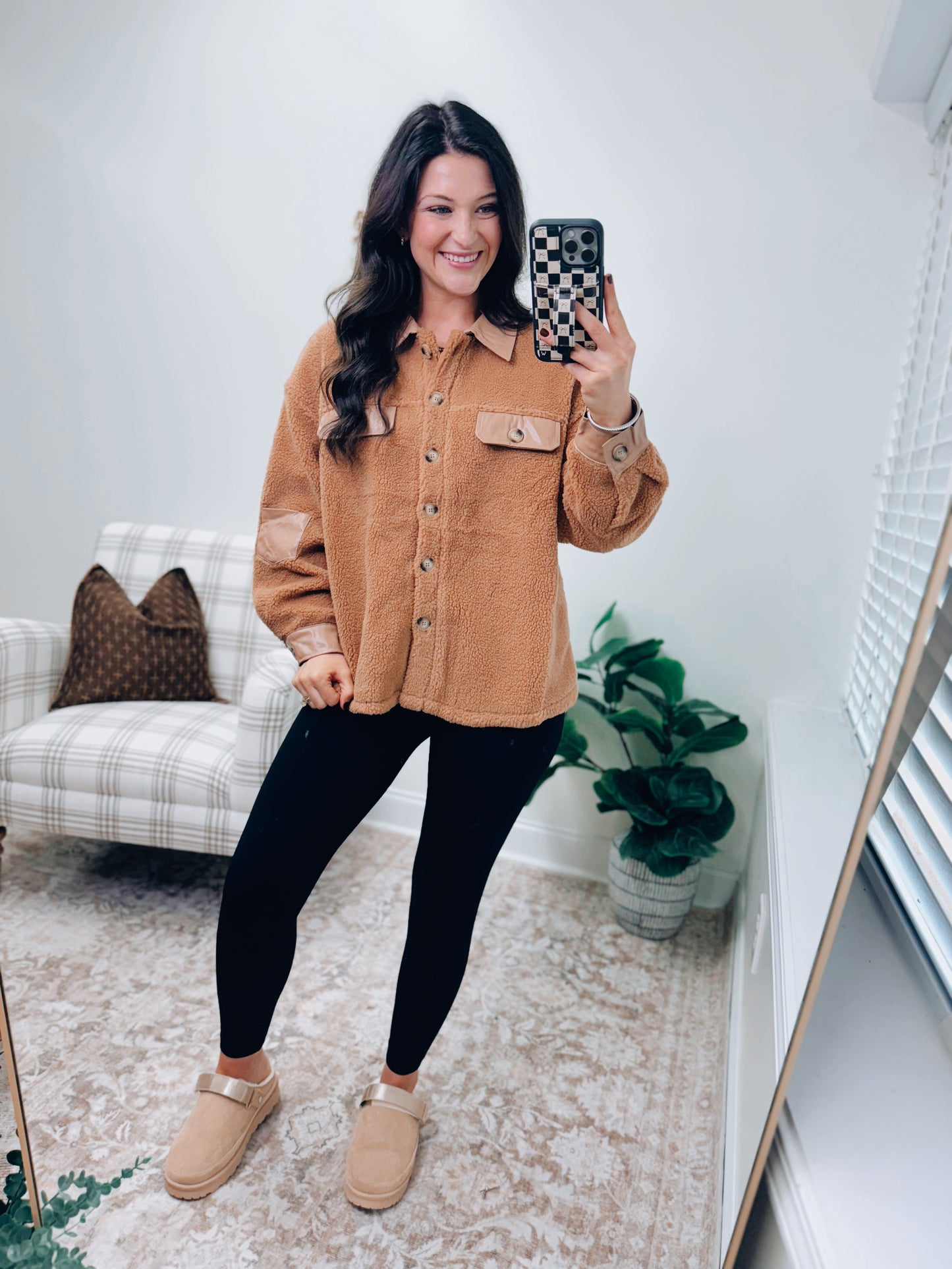 DOORBUSTER Teddy Shacket - Tan