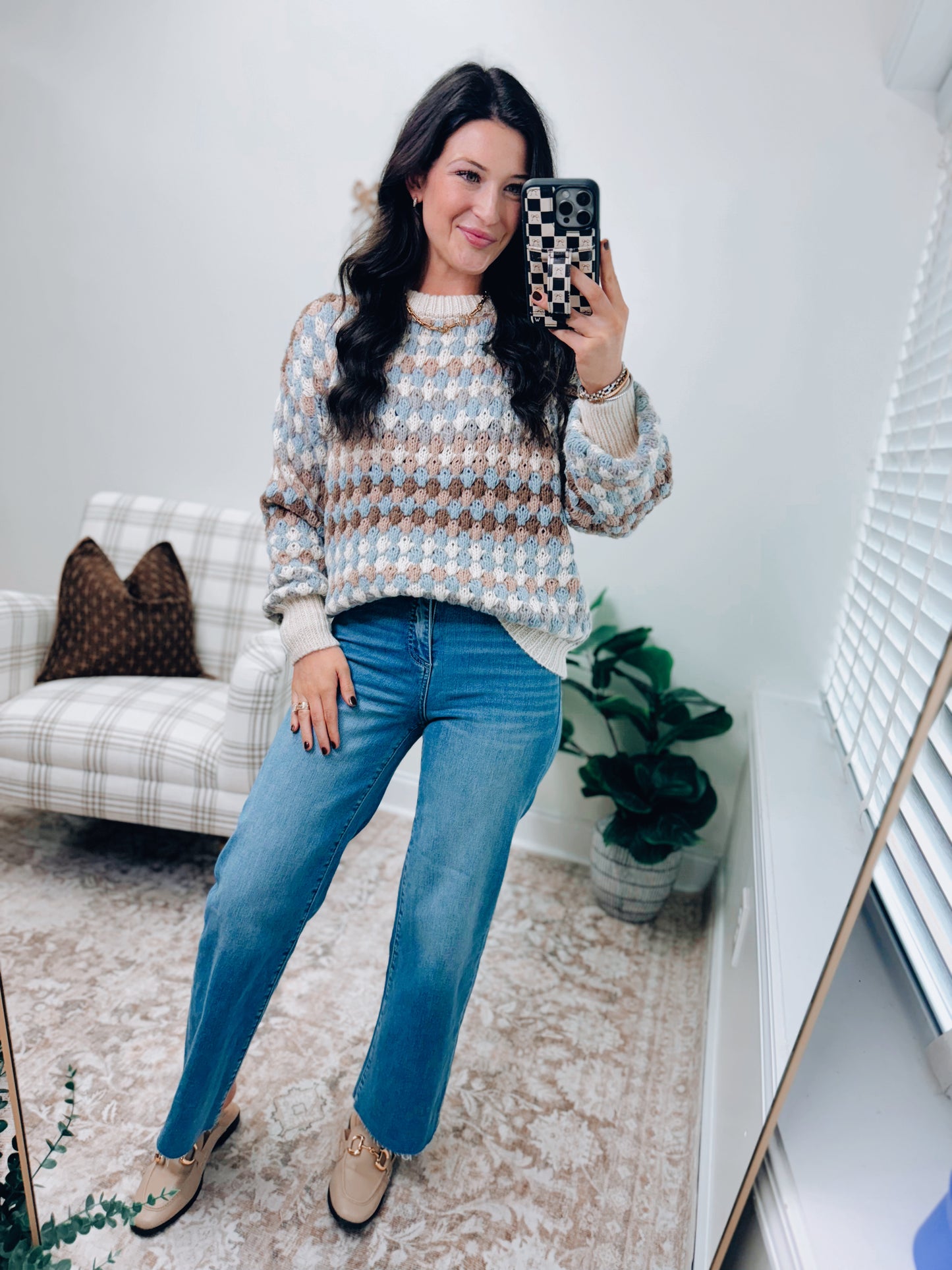 DOORBUSTER Multi Color Knit Sweater