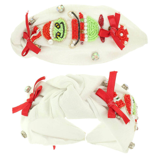 Grinch Bow Headband