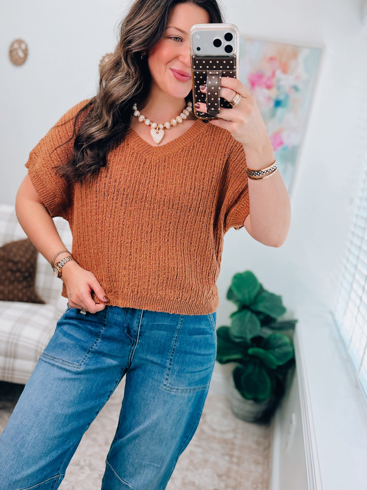 Ruse Knit Boxy Top