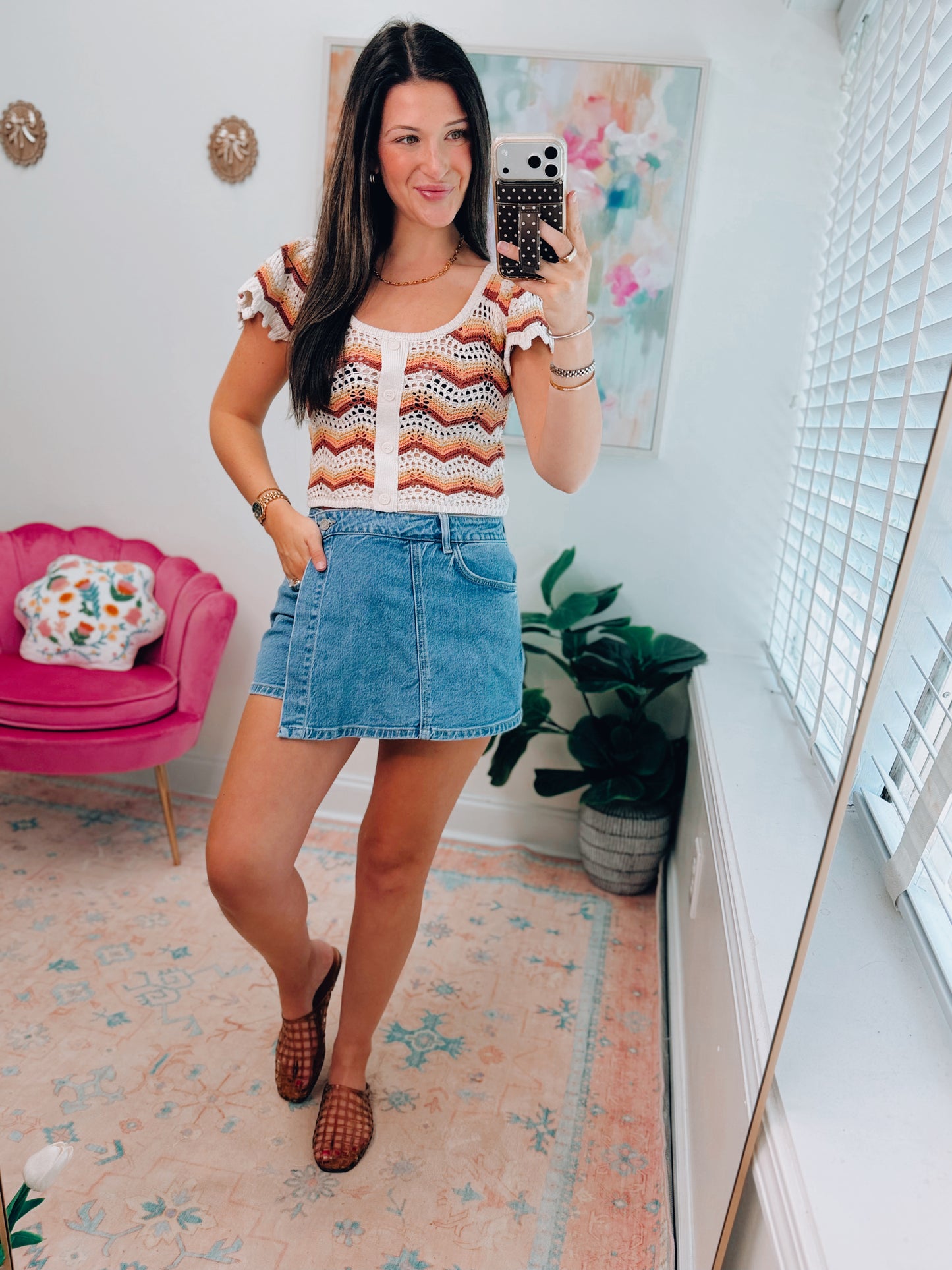 Sienna Crochet Sweater Top