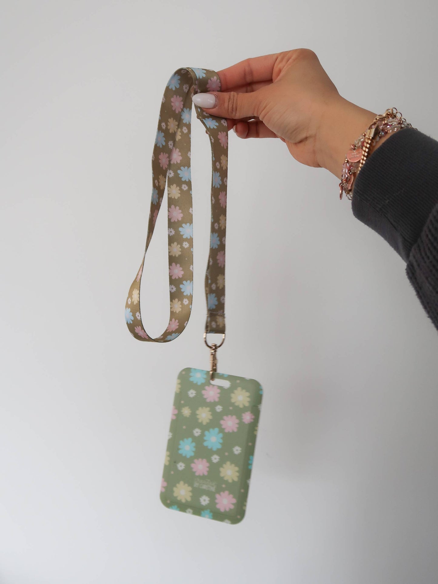 Garden Bloom Lanyard Badge Holder