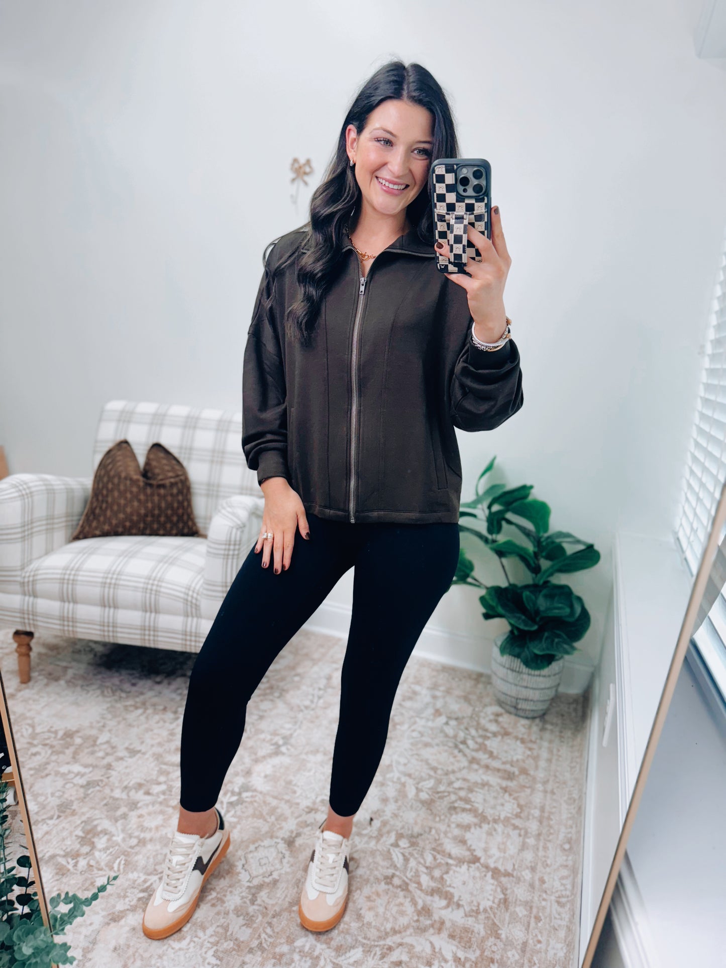 DOORBUSTER Air Essentials Zip Jacket - Brown