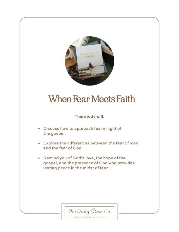 When Fear Meets Faith Devotional
