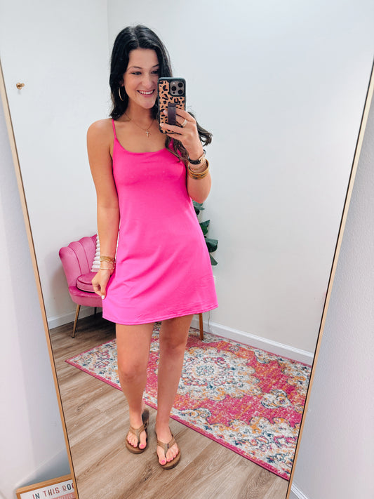 Easy Going Tennis Dress - Pink