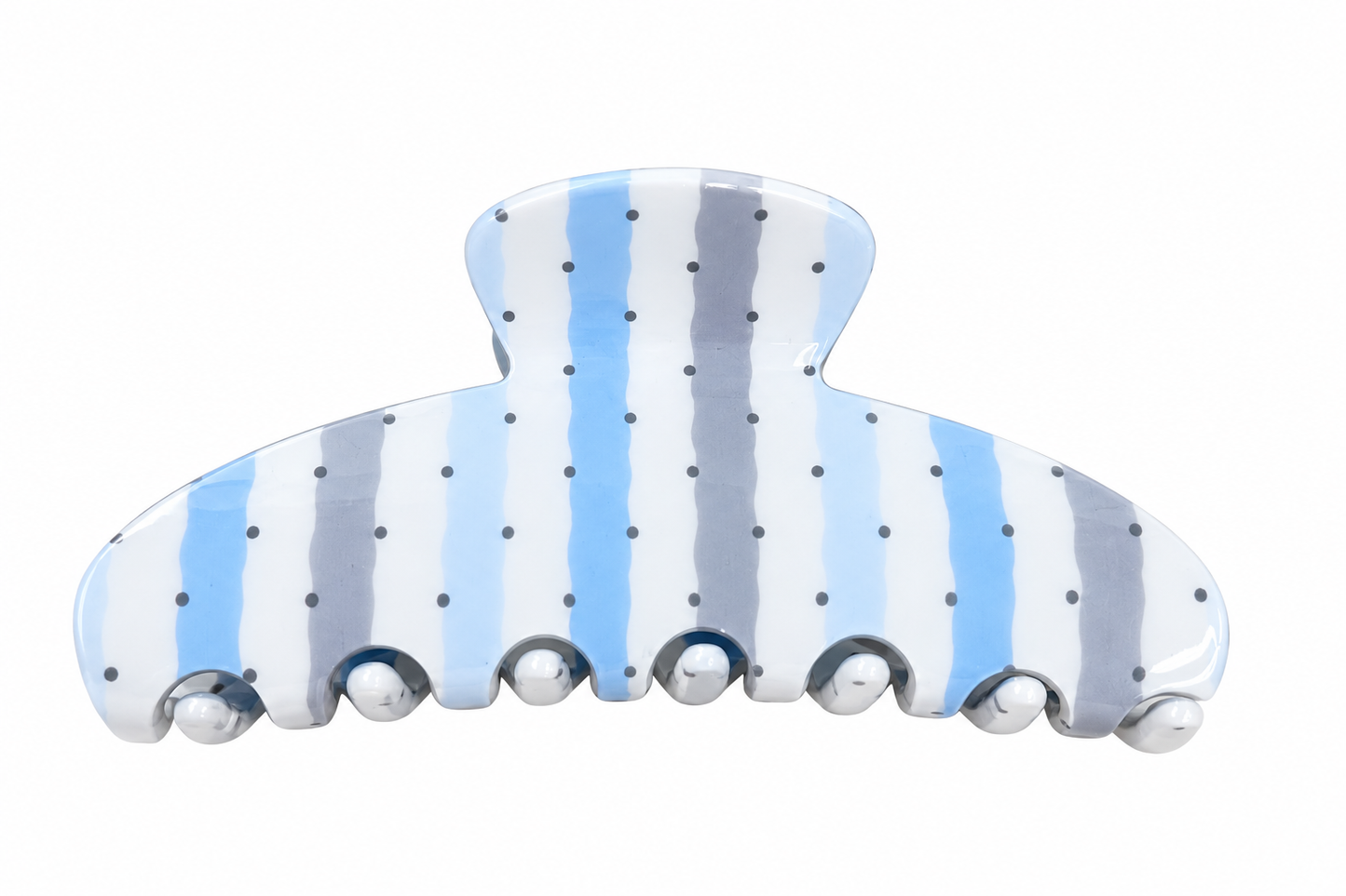 Amelia Polka Dot Combo Claw Clip