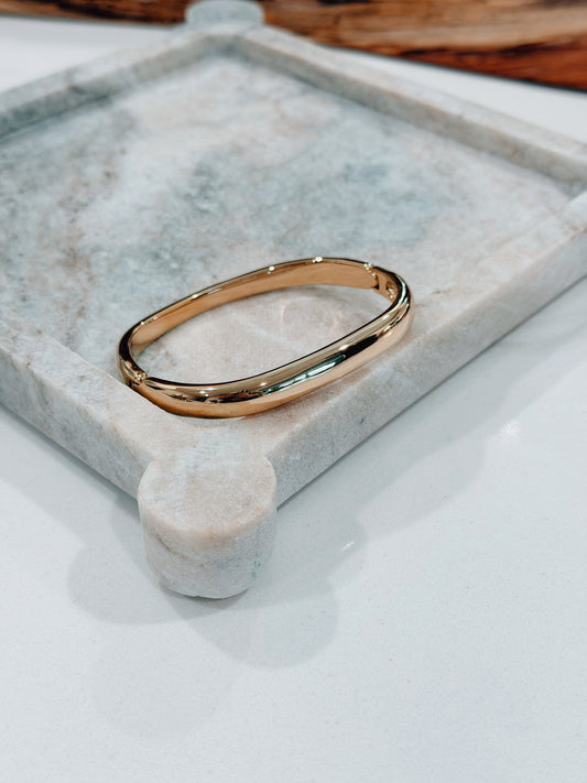 Nelli 18k Gold Plated Chunky Bangle