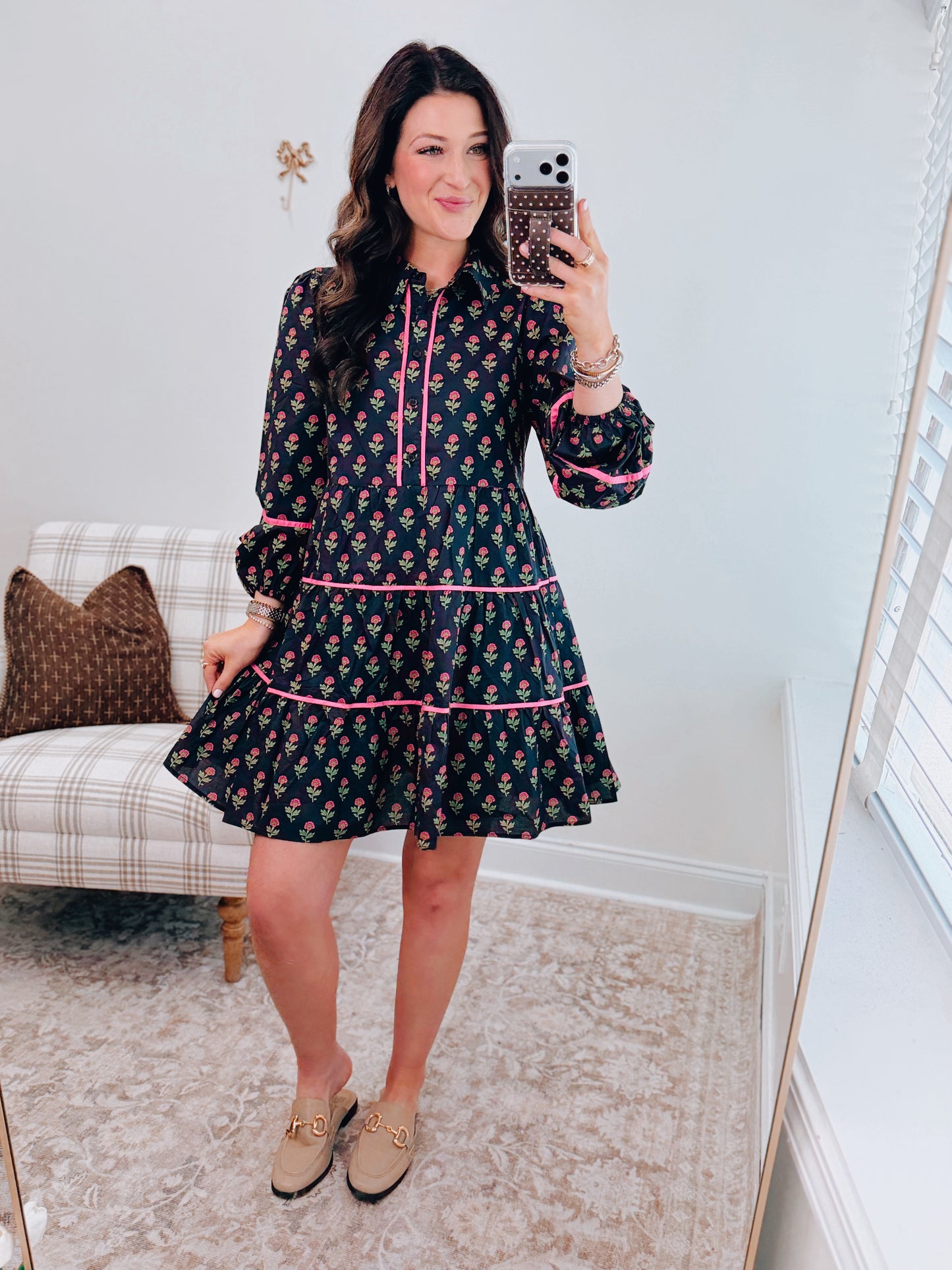 CURVY Birdie Floral Mini Dress