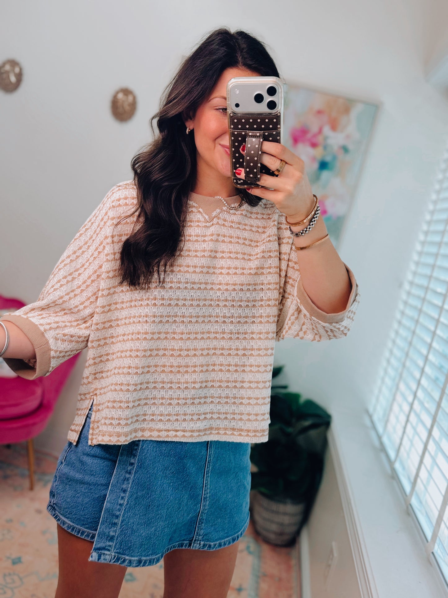 Maren Knit Taupe Top