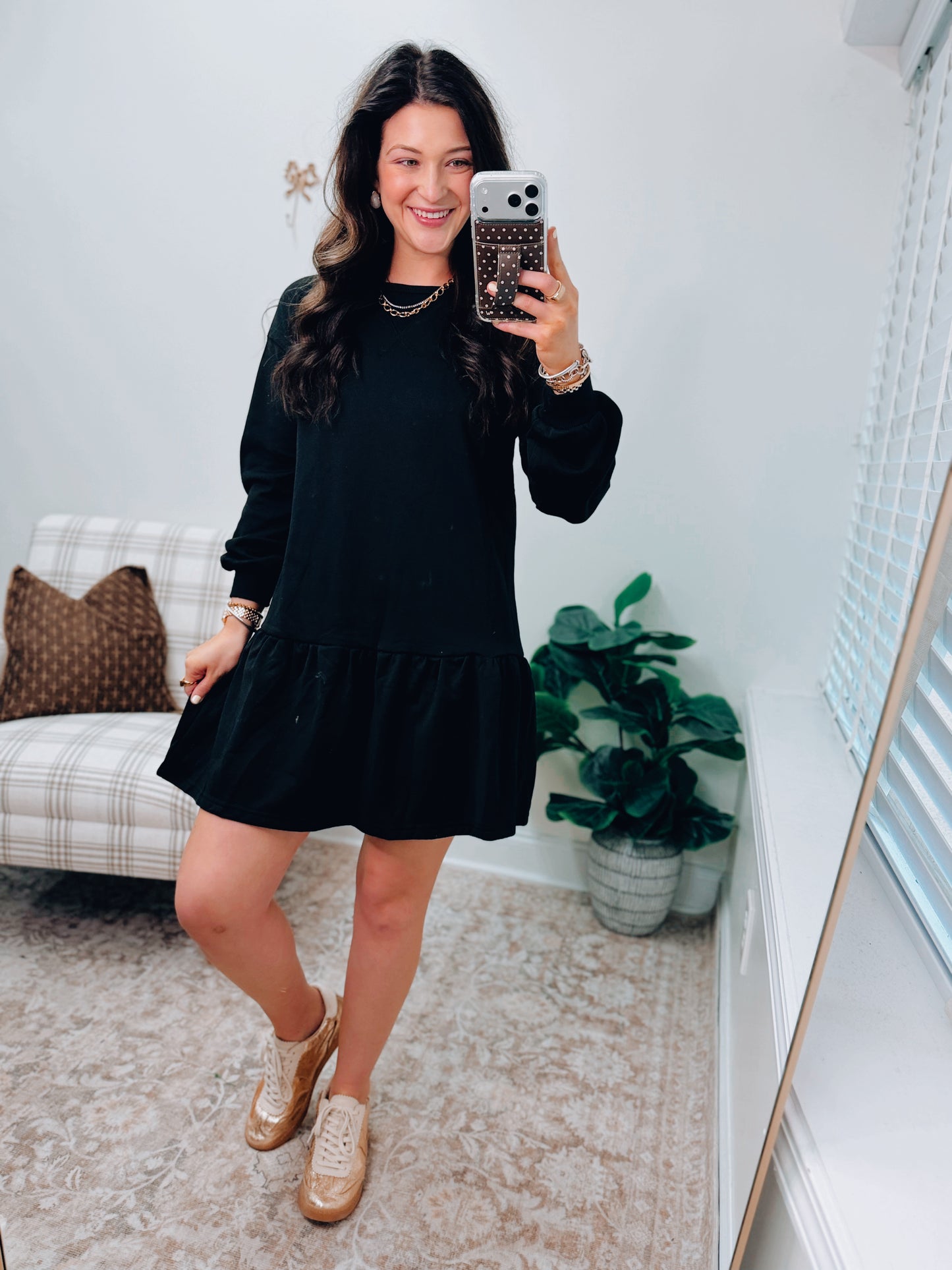 Palmer Ruffle Hem Mini Dress