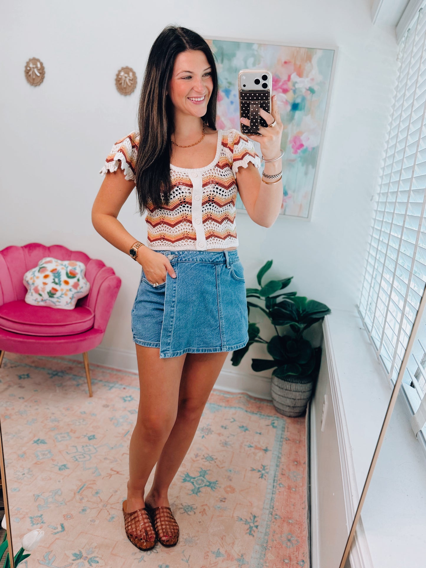 Sienna Crochet Sweater Top