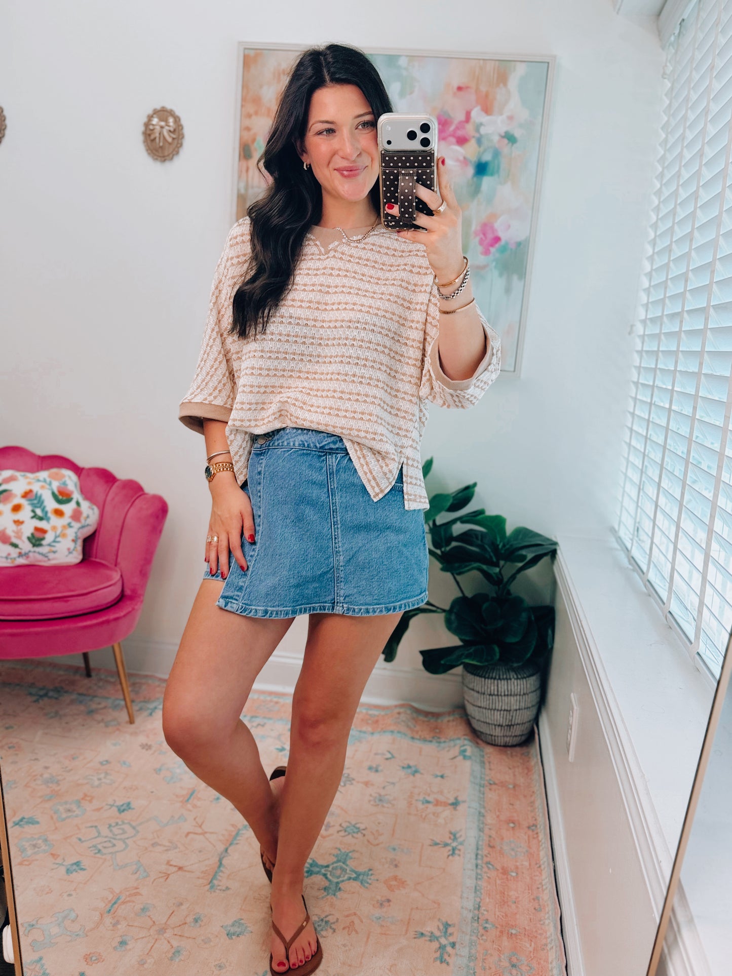 Maren Knit Taupe Top