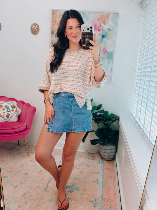 Maren Knit Taupe Top