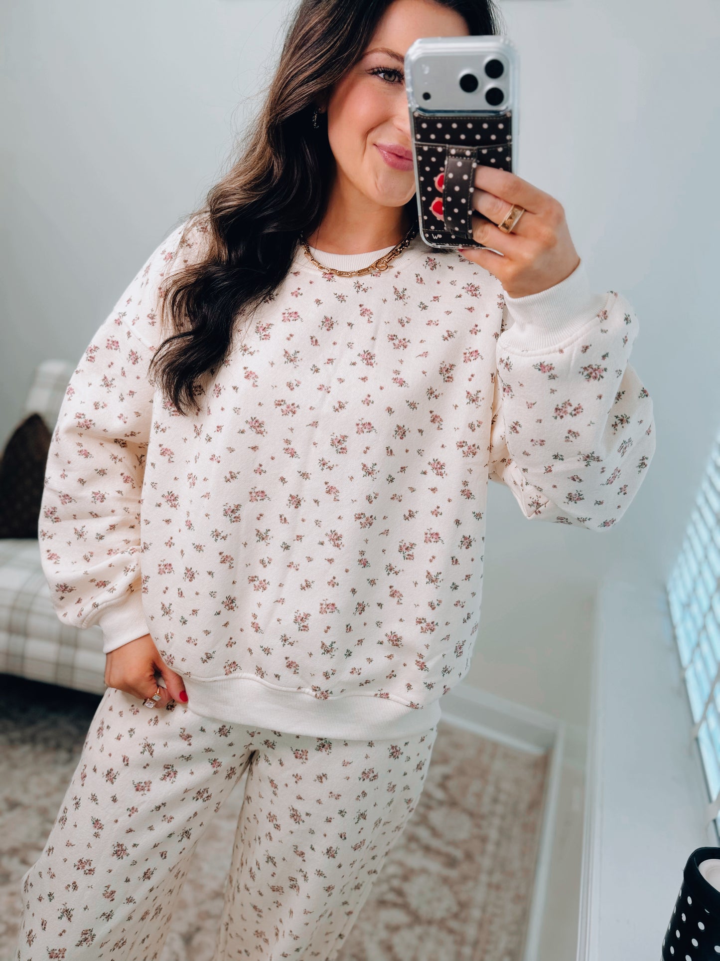 Daisy Lane Floral Crewneck