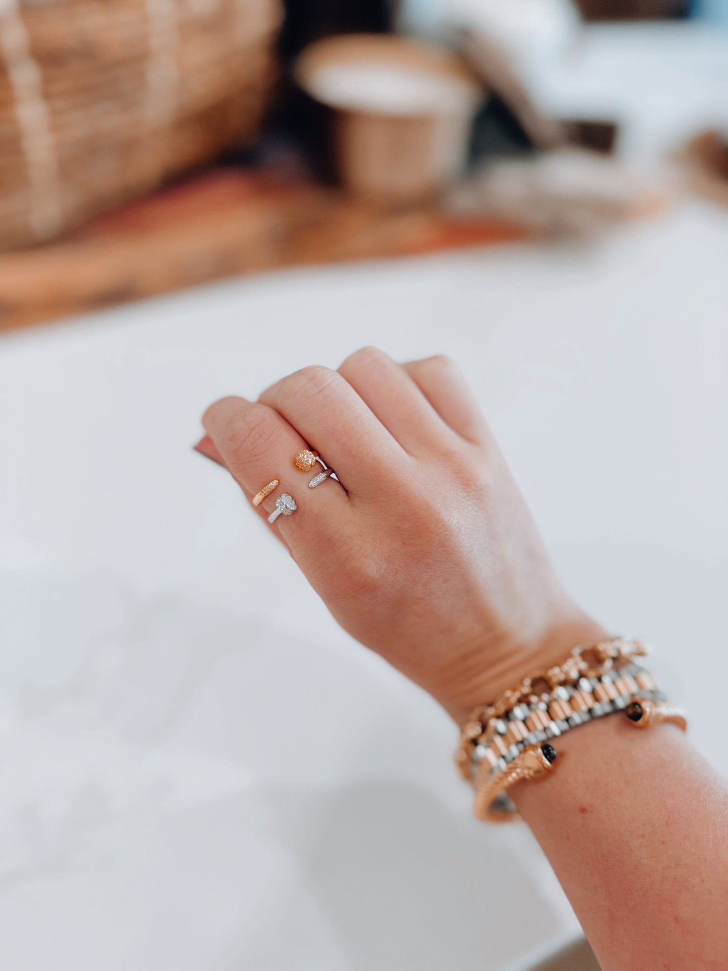 18k Gold Plated Stella Ring