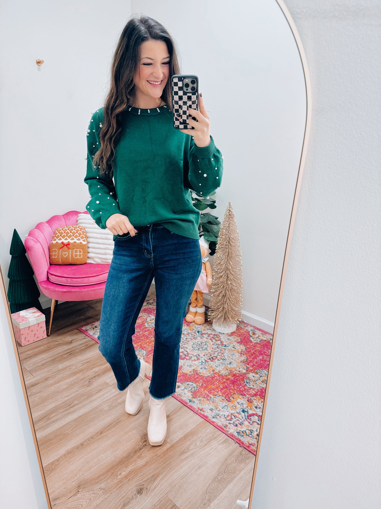 Evergreen Pearl Sweater