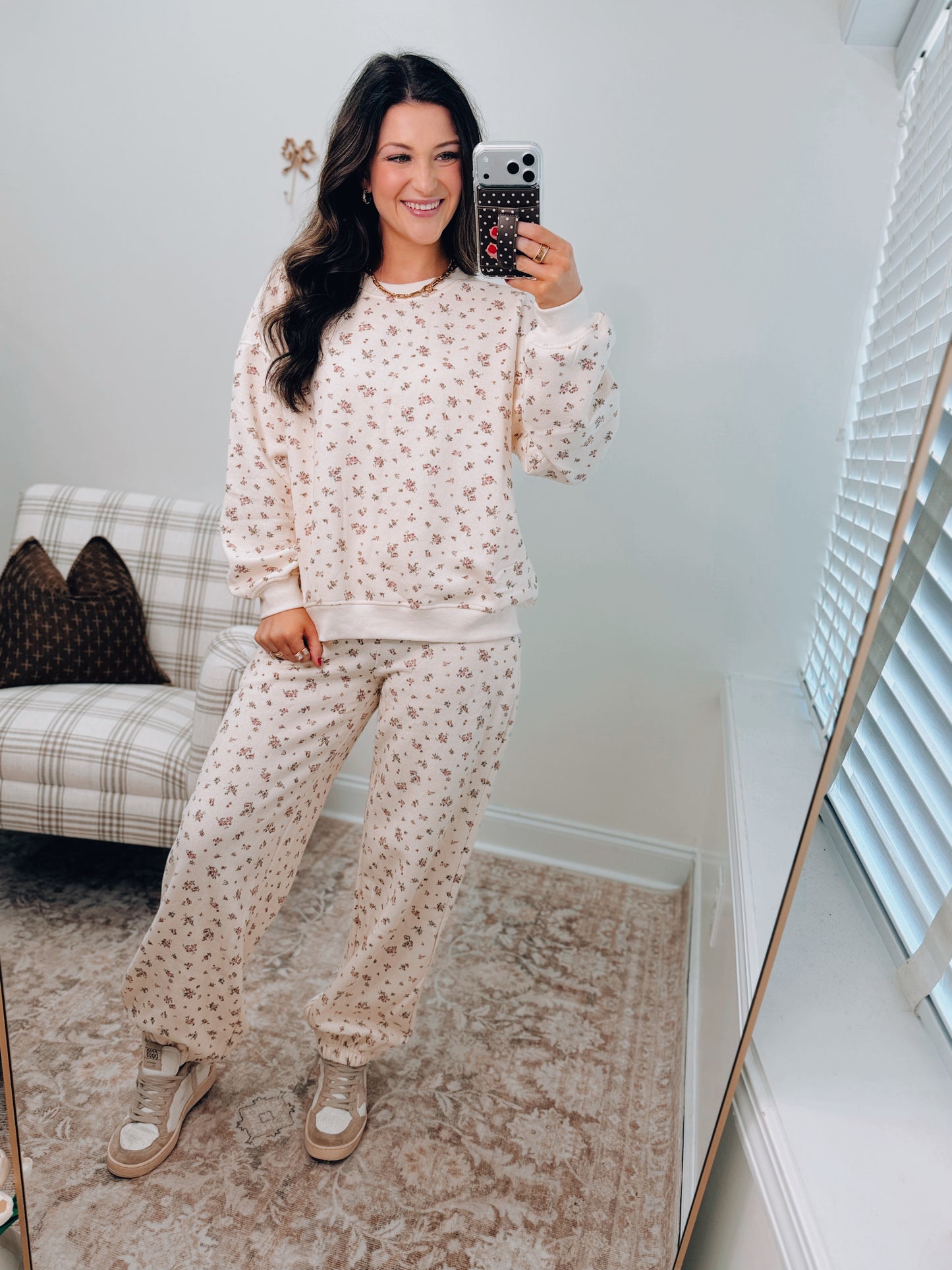 Daisy Lane Floral Crewneck