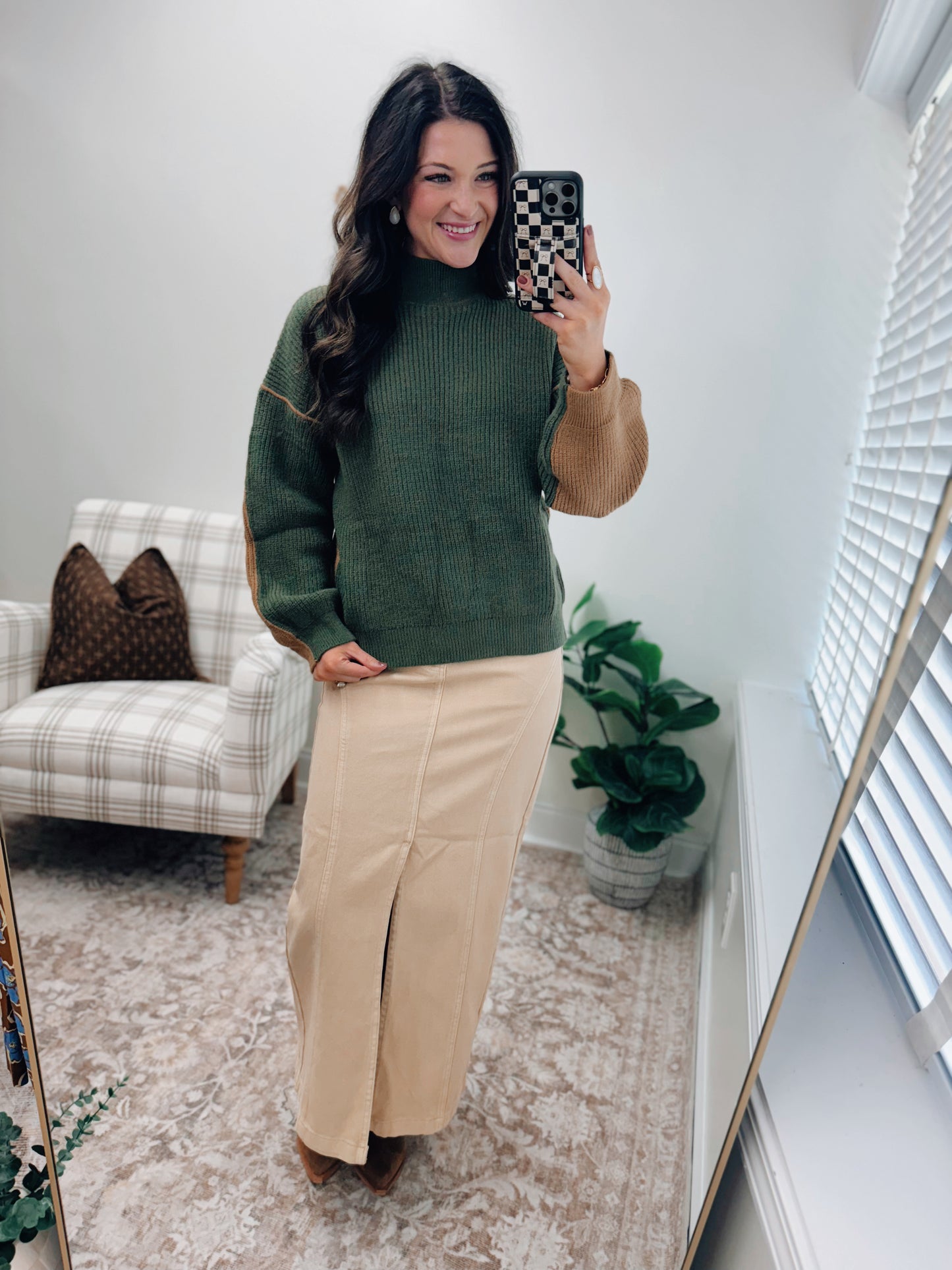 Oak & Amber Colorblock Sweater