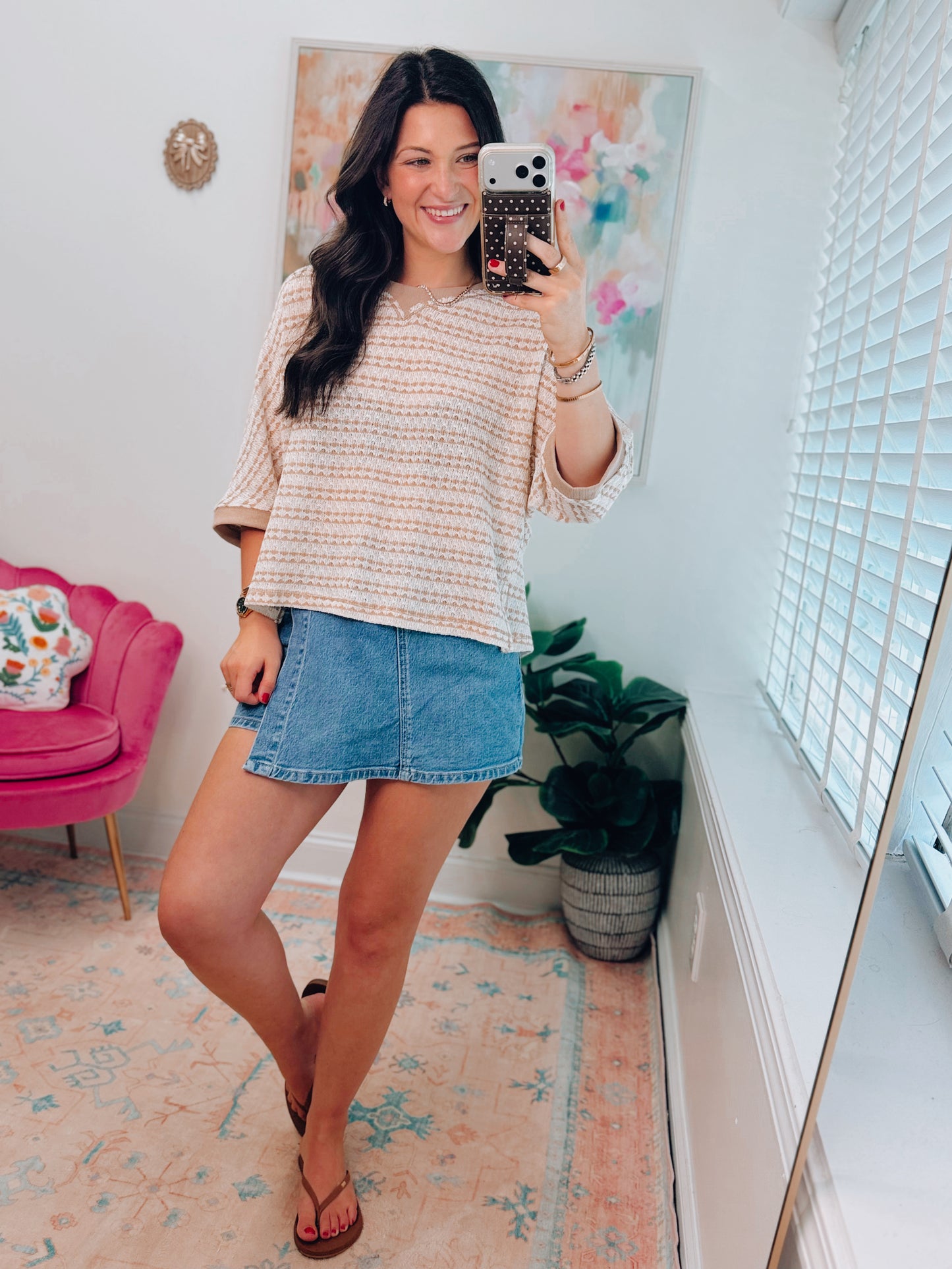 Maren Knit Taupe Top