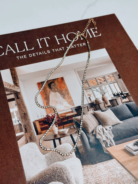 Maren 18k Gold Plated Tennis Necklace