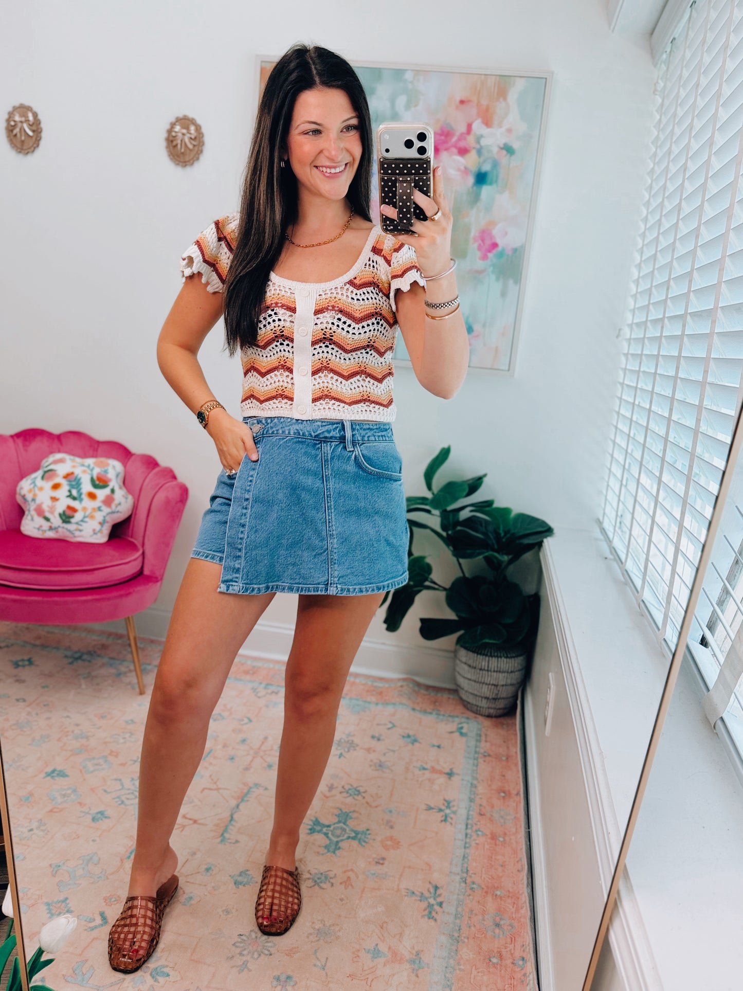 Sienna Crochet Sweater Top
