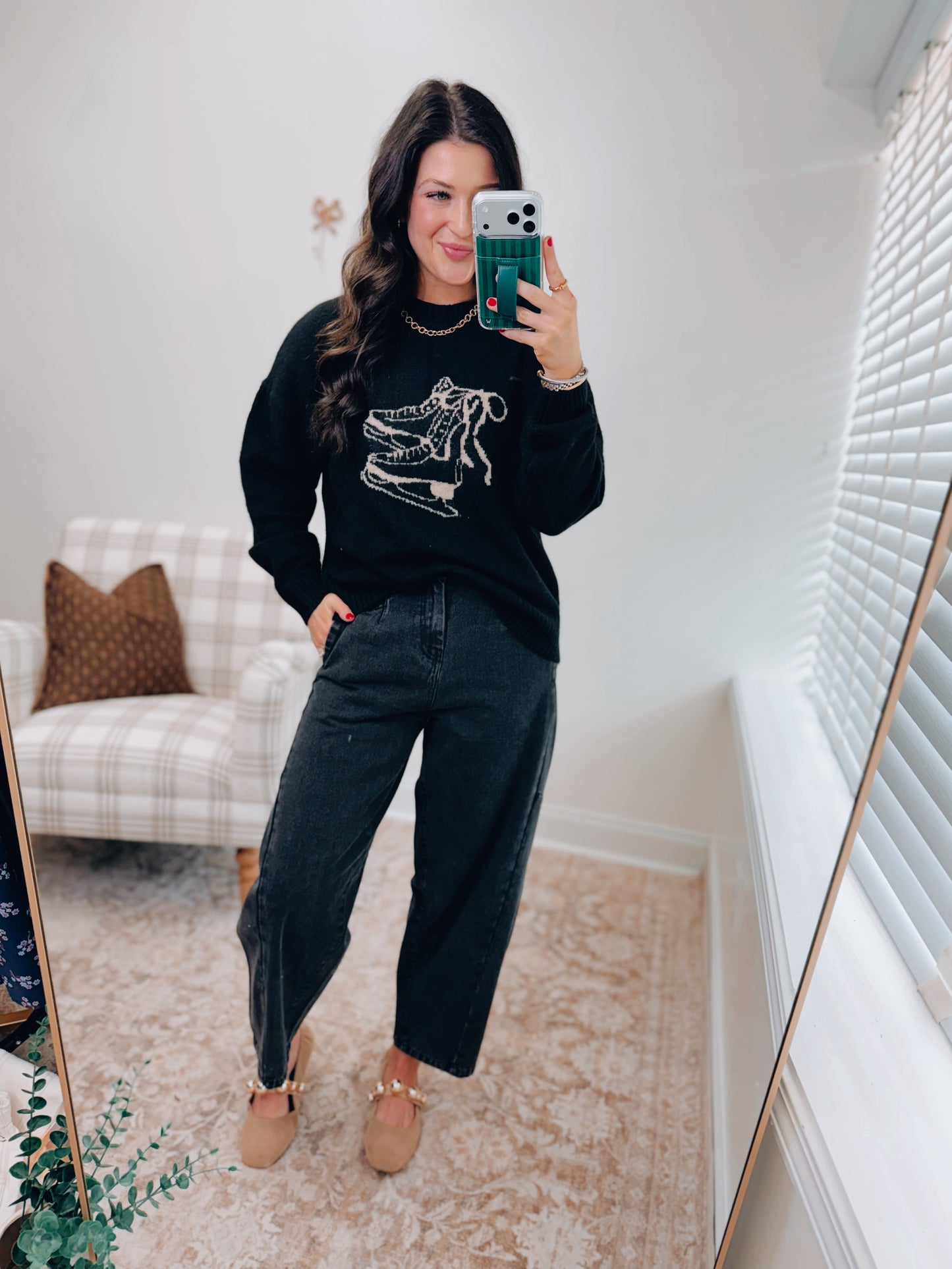 Skate In Aspen Knit Sweater