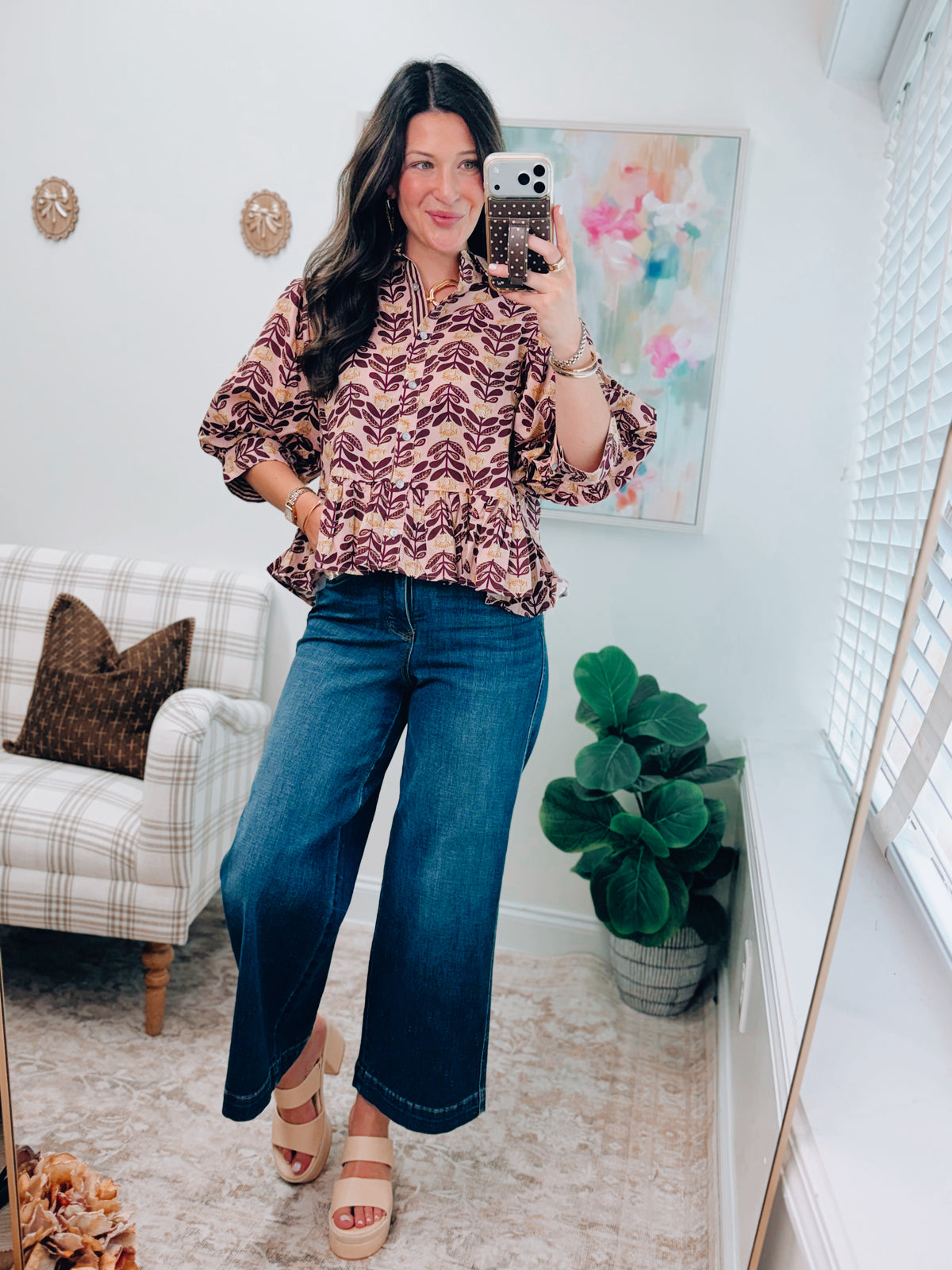 Molly Mix Puff Sleeve Top