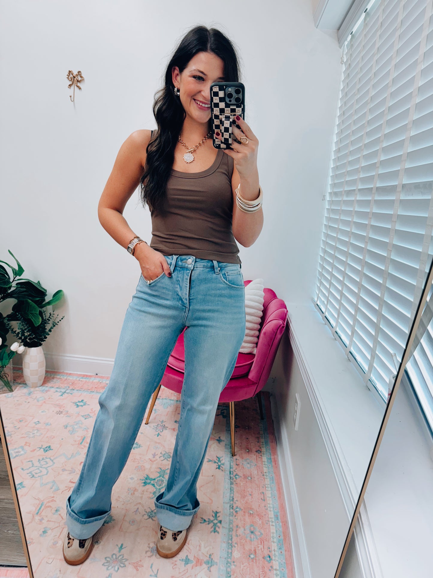 Rylan Risen Cuffed Denim | Tummy Control