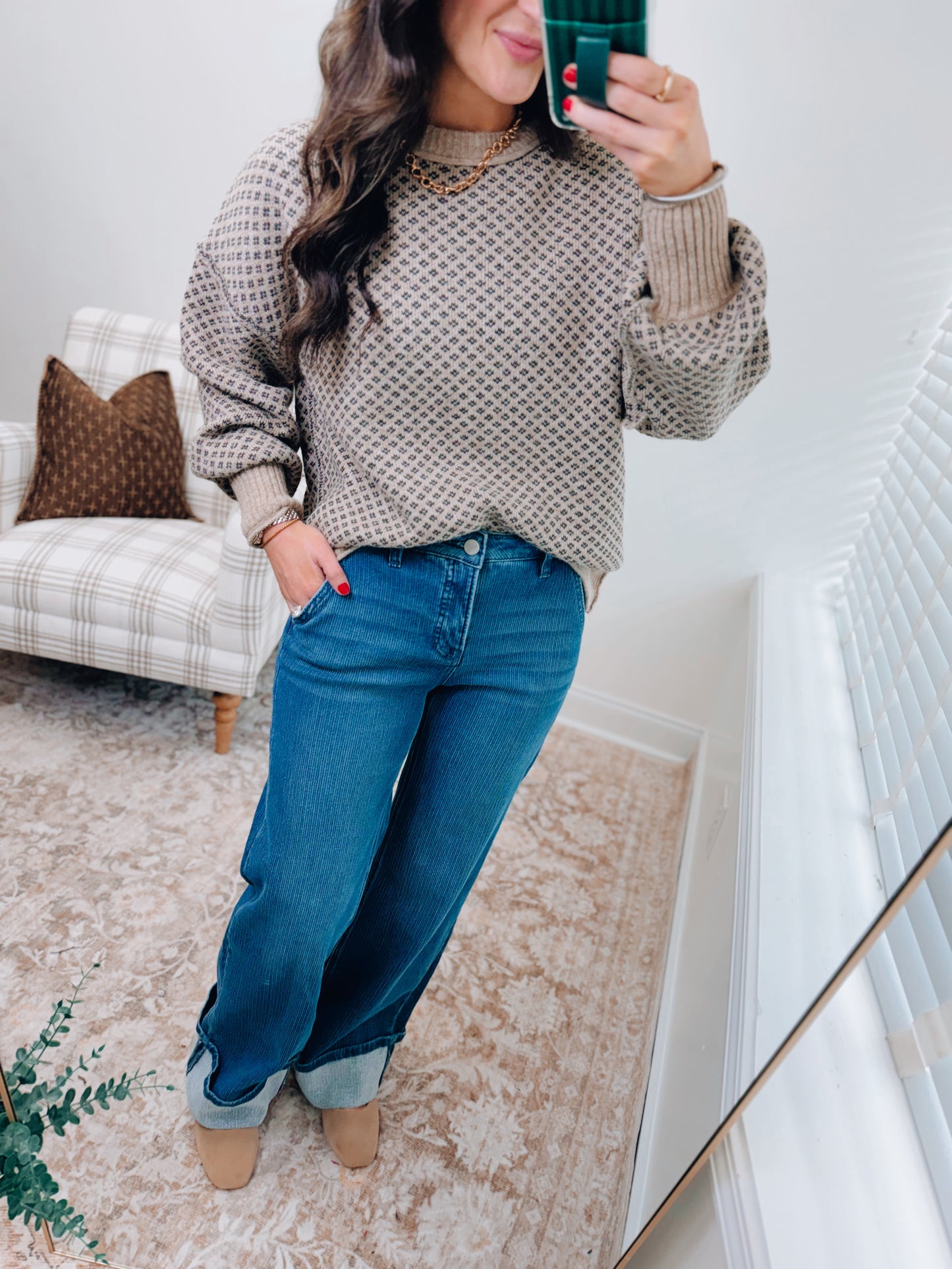 Dark Corduroy Risen Denim