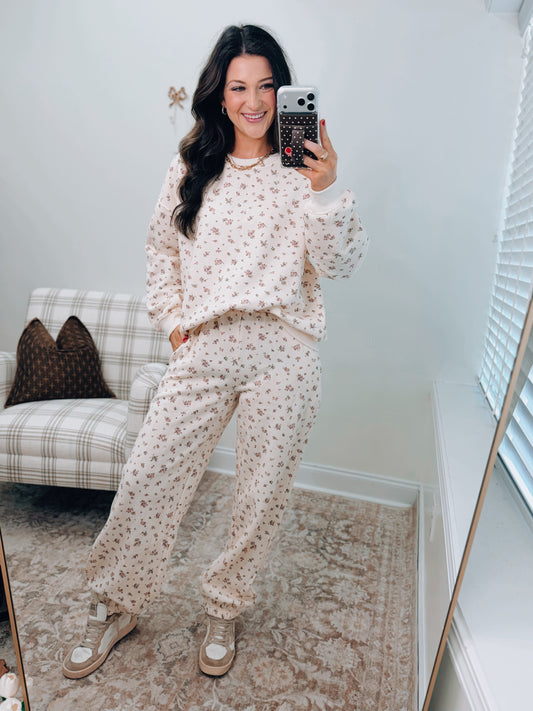 Daisy Lane Floral Crewneck