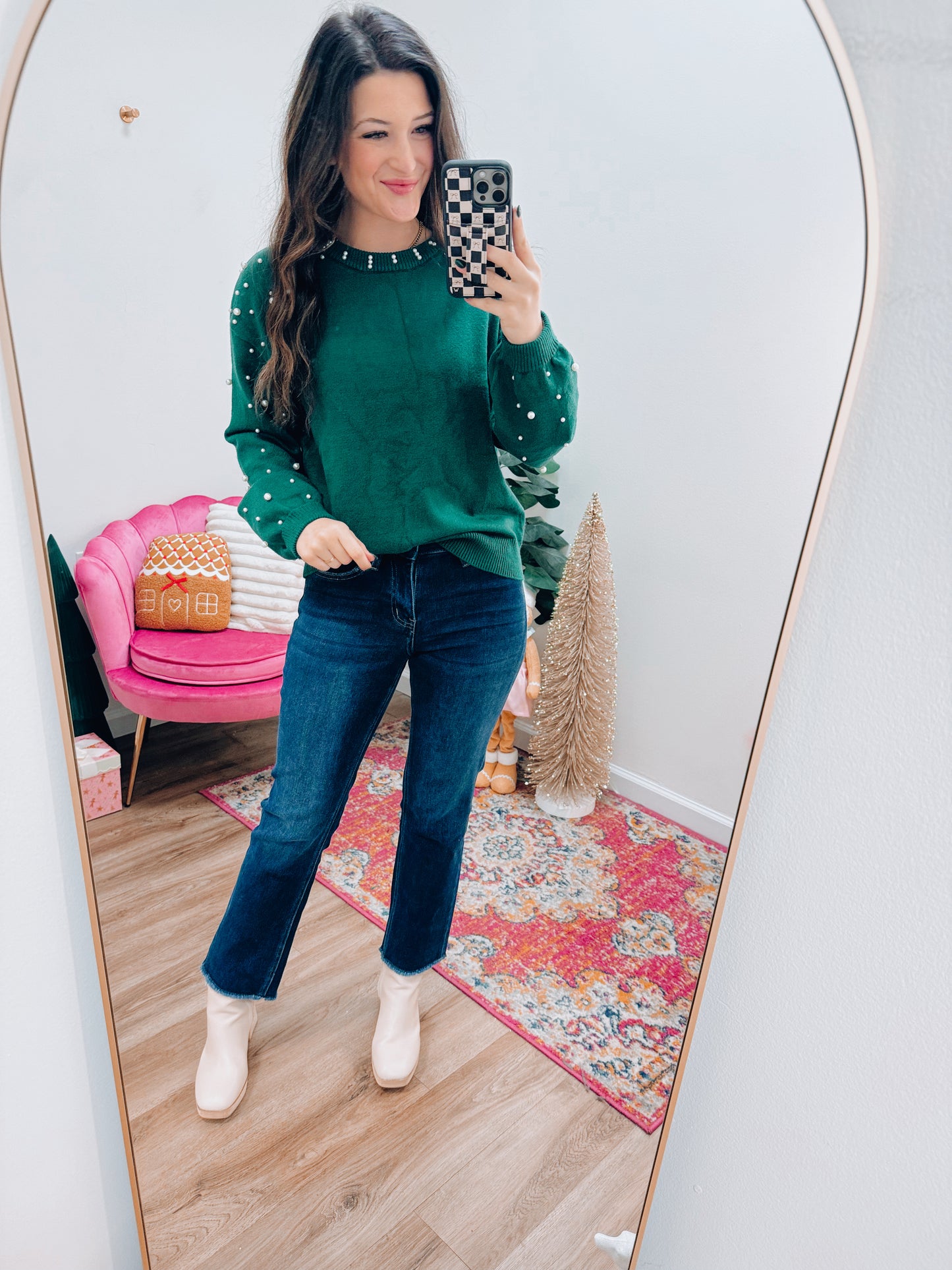 Evergreen Pearl Sweater