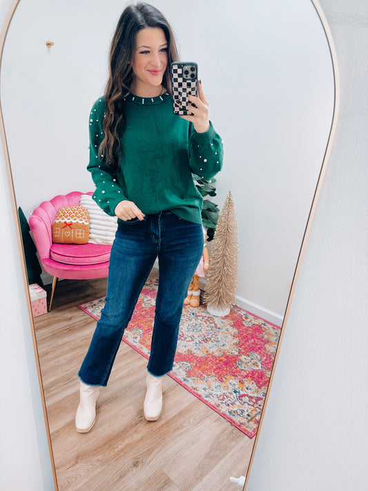 Evergreen Pearl Sweater