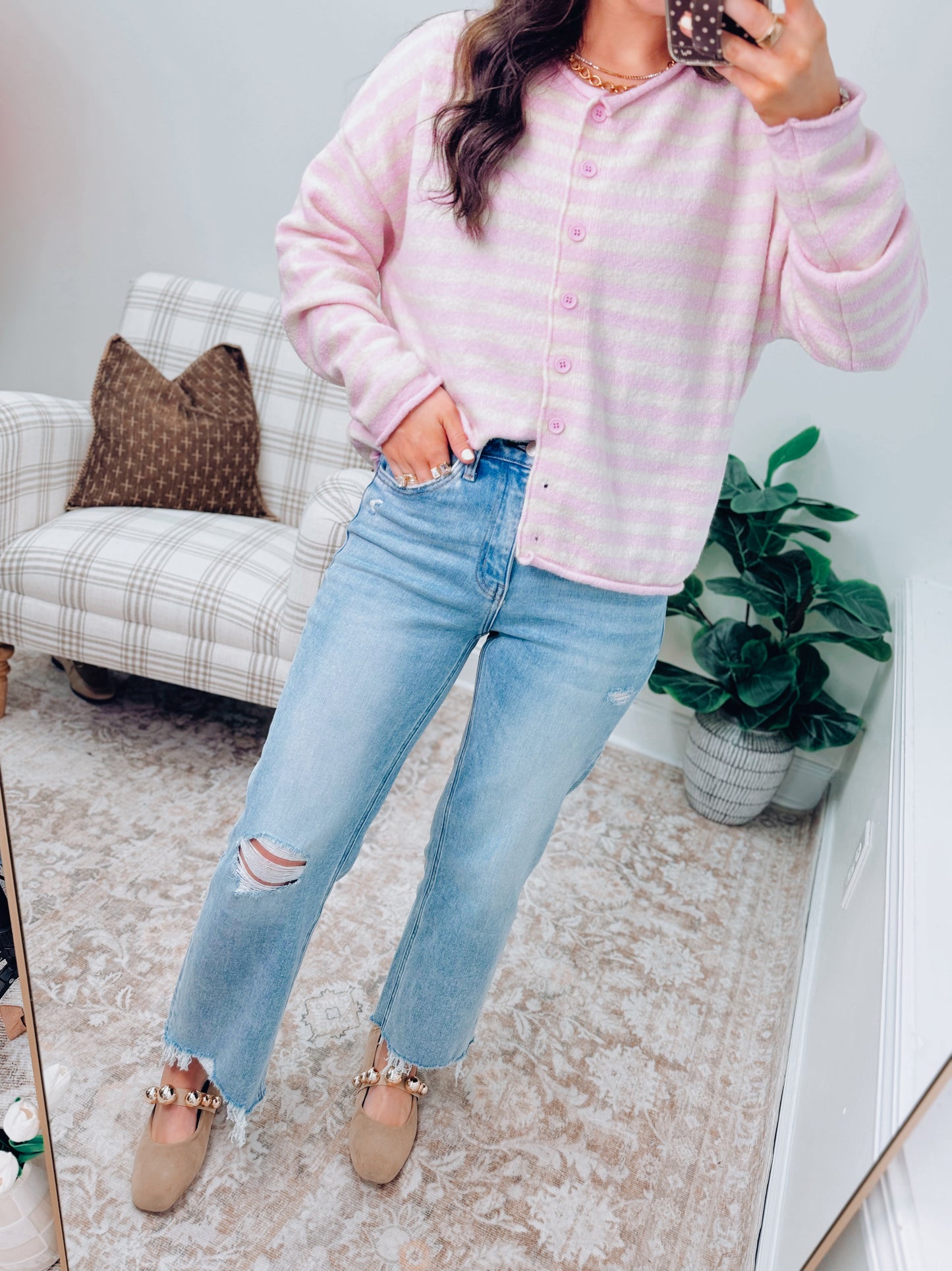 Collins HR Slim Wide Denim