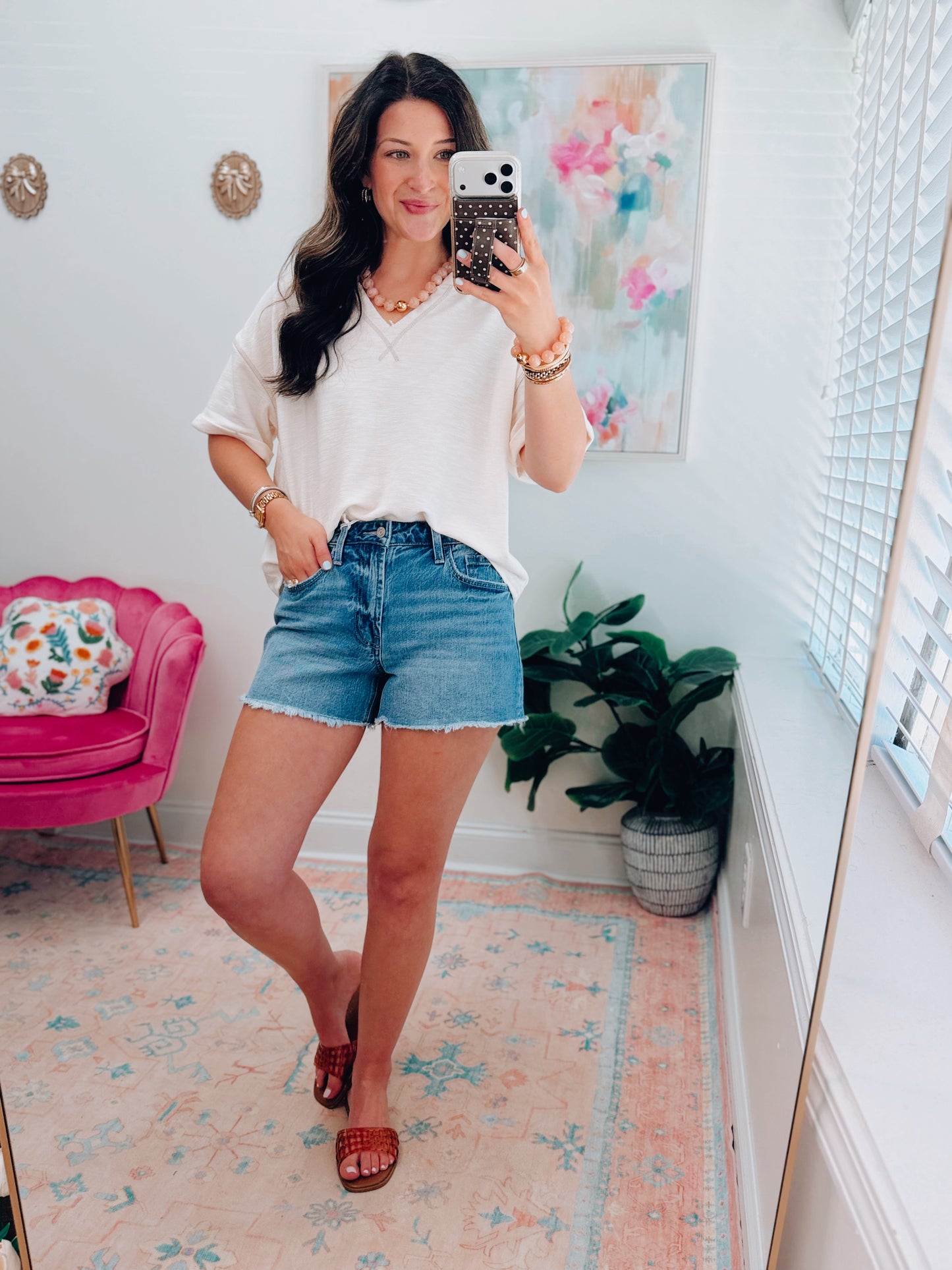 Amicably HR Denim Shorts