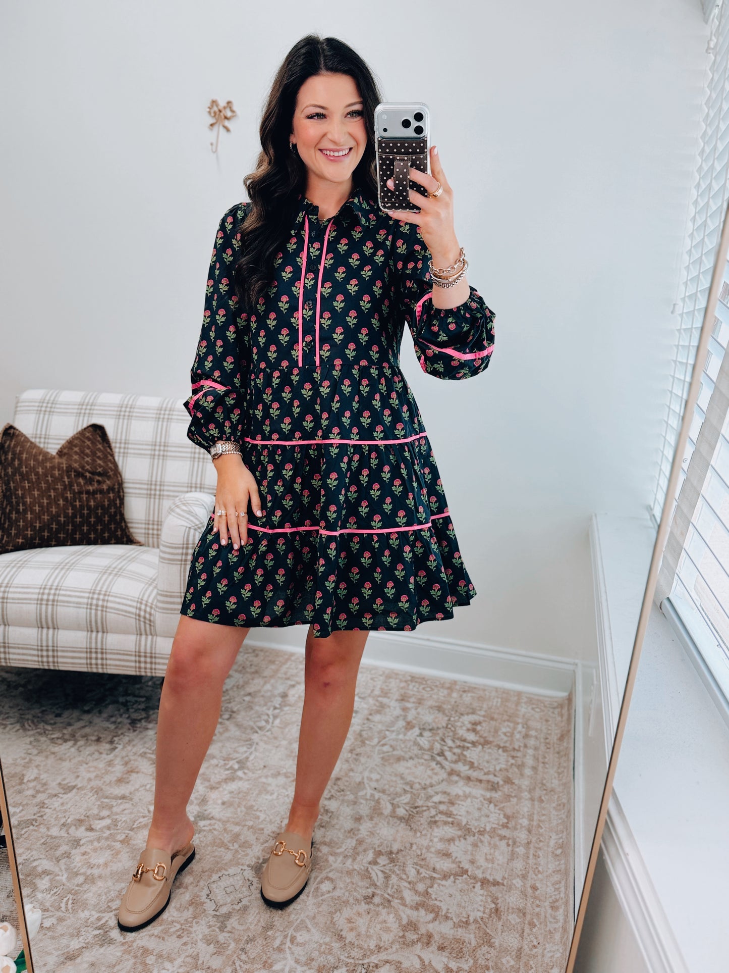 CURVY Birdie Floral Mini Dress